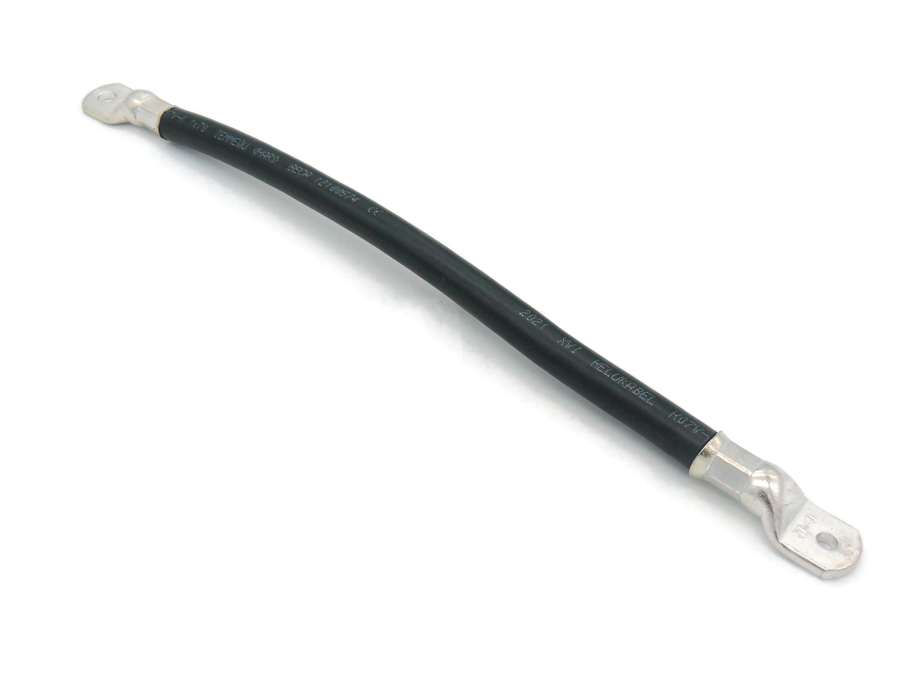 Batteriekabel 70 mm² 30cm Kabelschuhe M6 M8 Schwarz - Flexibles Kabel mit 99 Kupferanteil - Vorschau 5