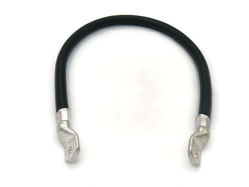 Batteriekabel 70 mm² 50cm Kabelschuhe M6 M8 Schwarz für KFZ Boote Motorräder geeignet - Vorschau 4
