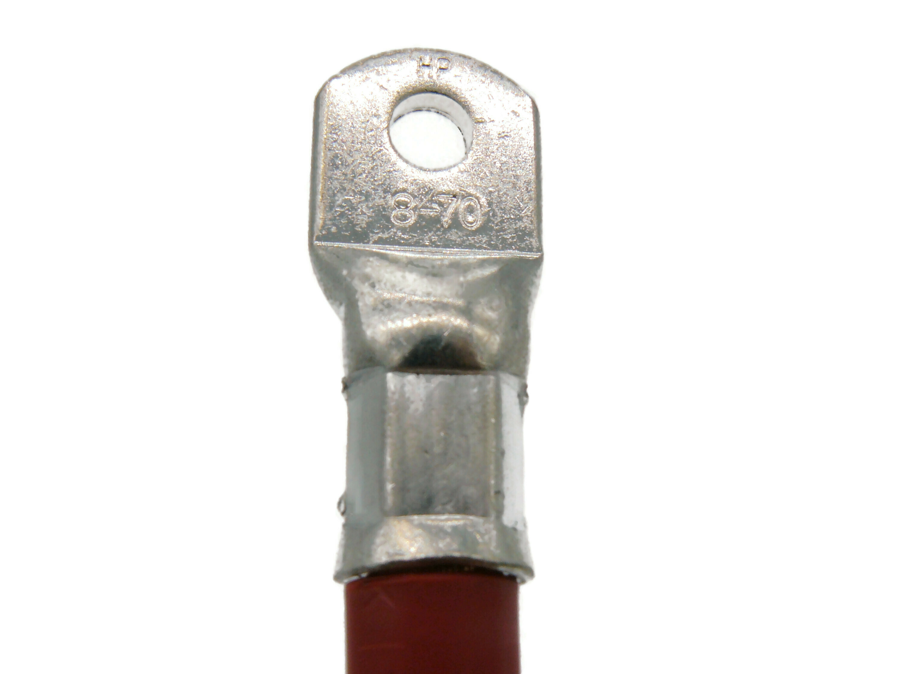 Batteriekabel 70 mm² 80cm M8 Rot für KFZ Boot Motorrad hitzebeständig flexibel 99 Kupfer - Vorschau 2