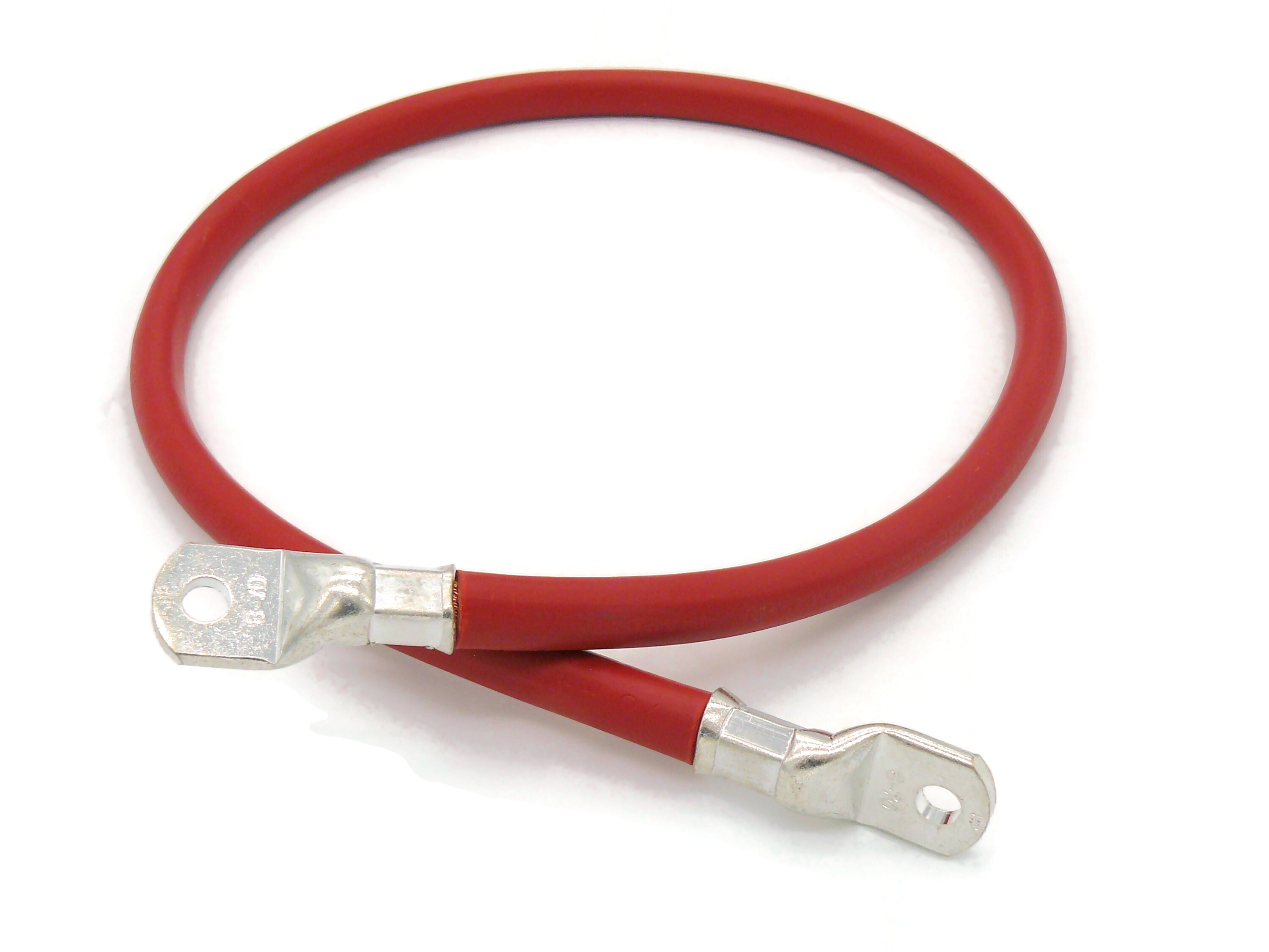 Batteriekabel 70 mm² 80cm M8 Rot für KFZ Boot Motorrad hitzebeständig flexibel 99 Kupfer - Vorschau 4