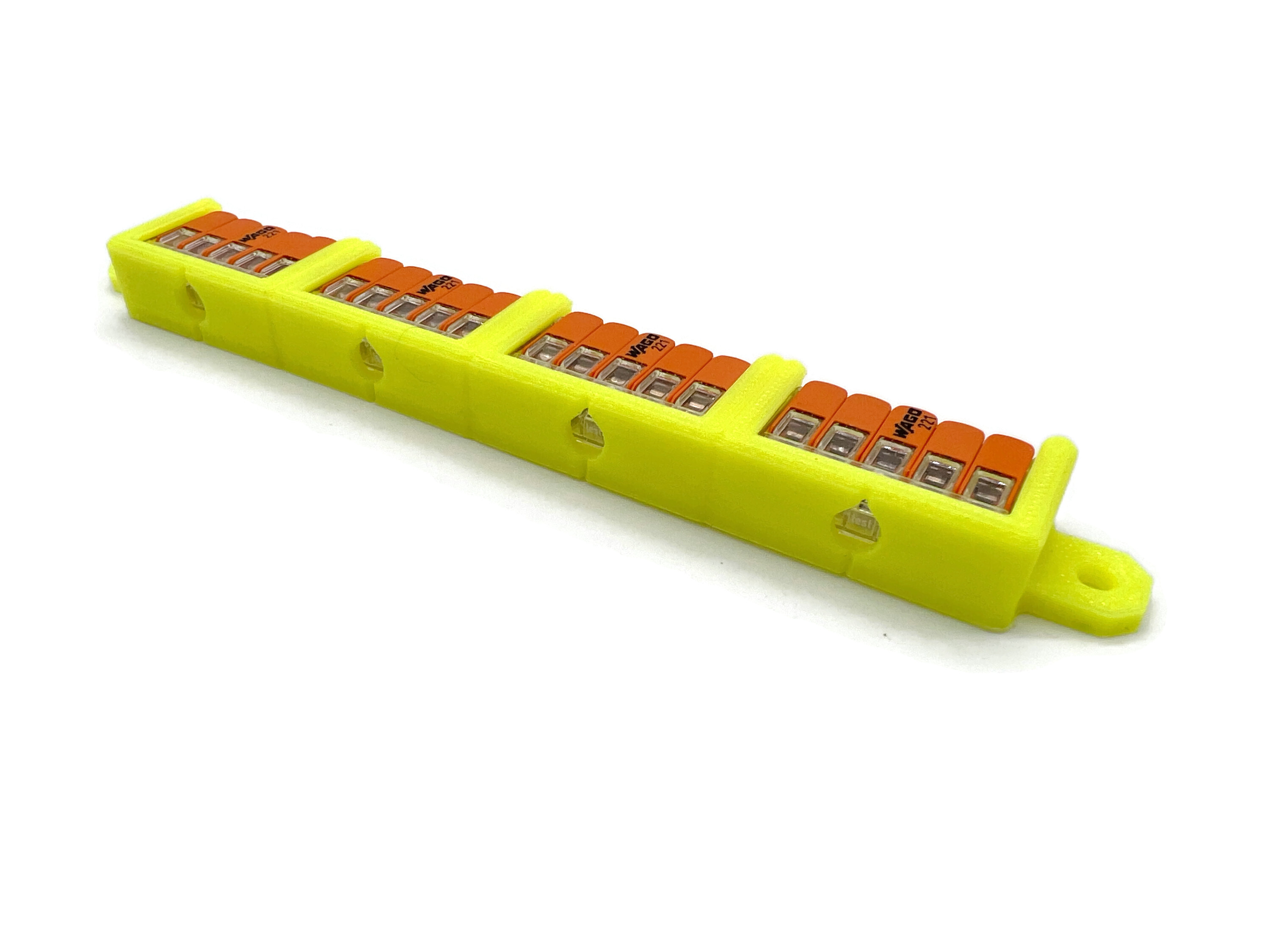 2x Halterung für Klemmen Typ 221-415 Befestigungsadapter von eXODA - Vorschau 3