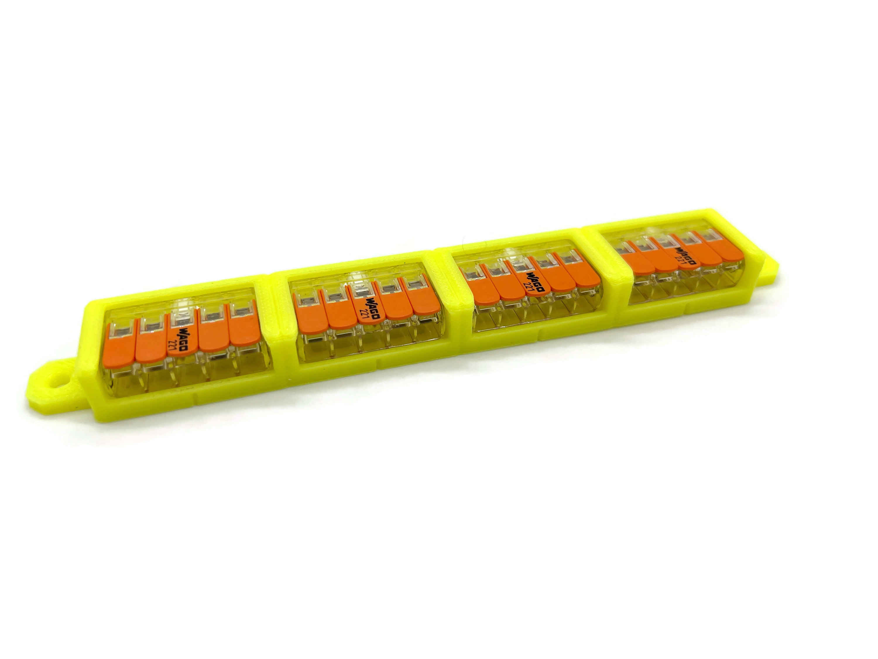 2x Halterung für Klemmen Typ 221-415 Befestigungsadapter von eXODA - Vorschau 2