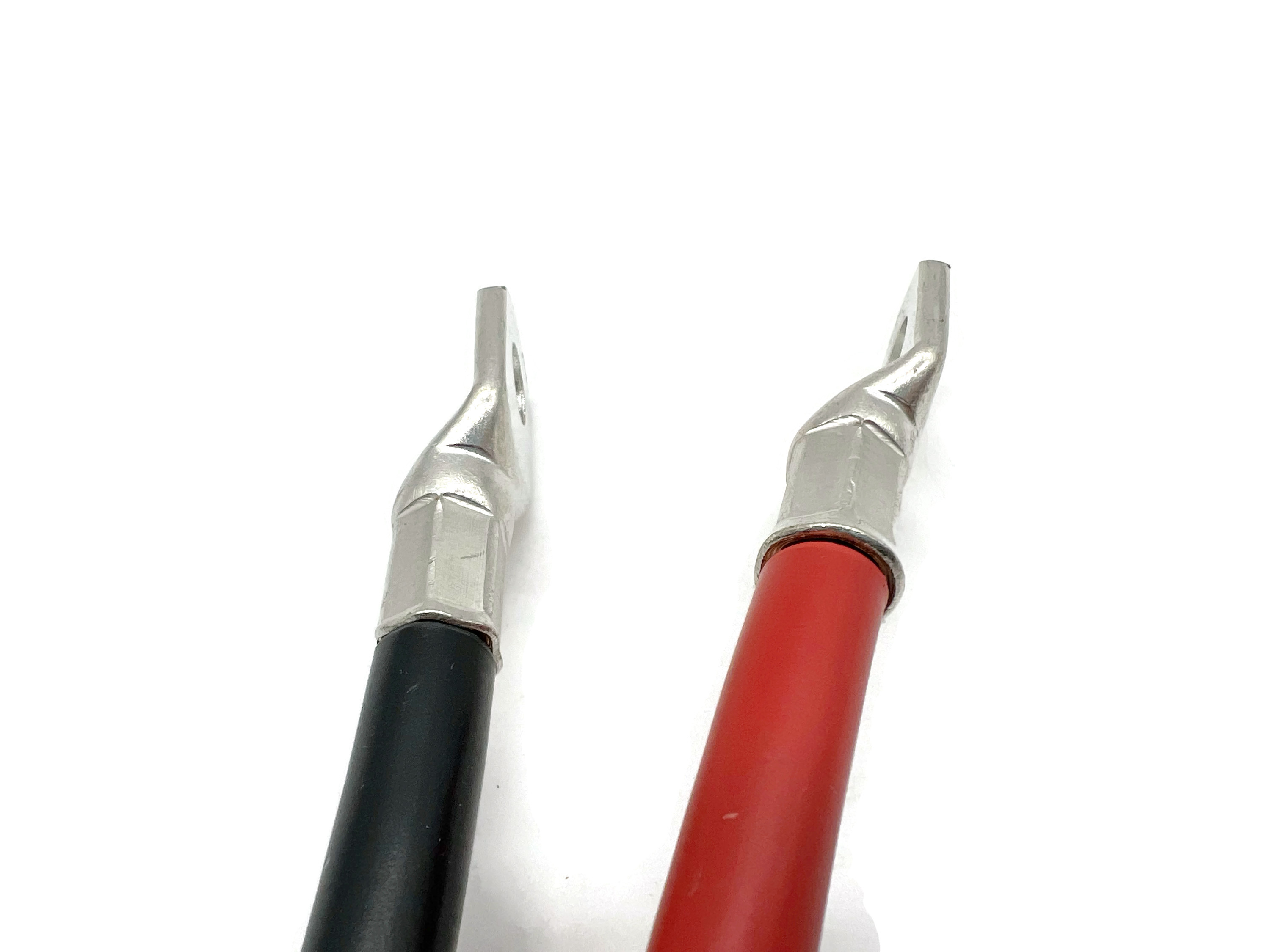 35mm² Batteriekabel Set 150cm M8 Kabelschuhe rot schwarz für Autos Boote Motorräder - Vorschau 6