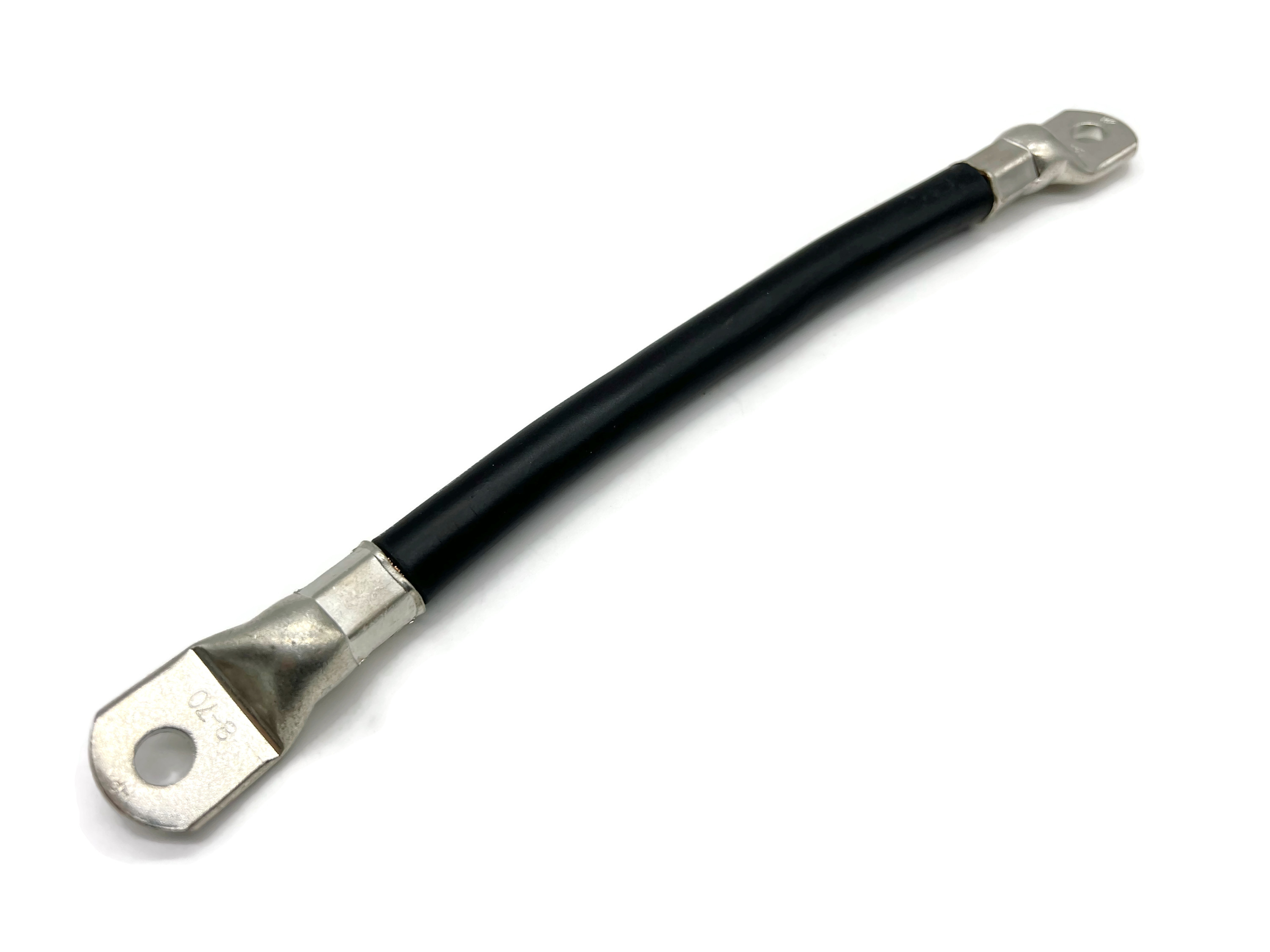 70 mm² Batteriekabel 20cm M8 Schwarz flexibel für Auto Boot Motorrad hitzebeständig - Vorschau 2