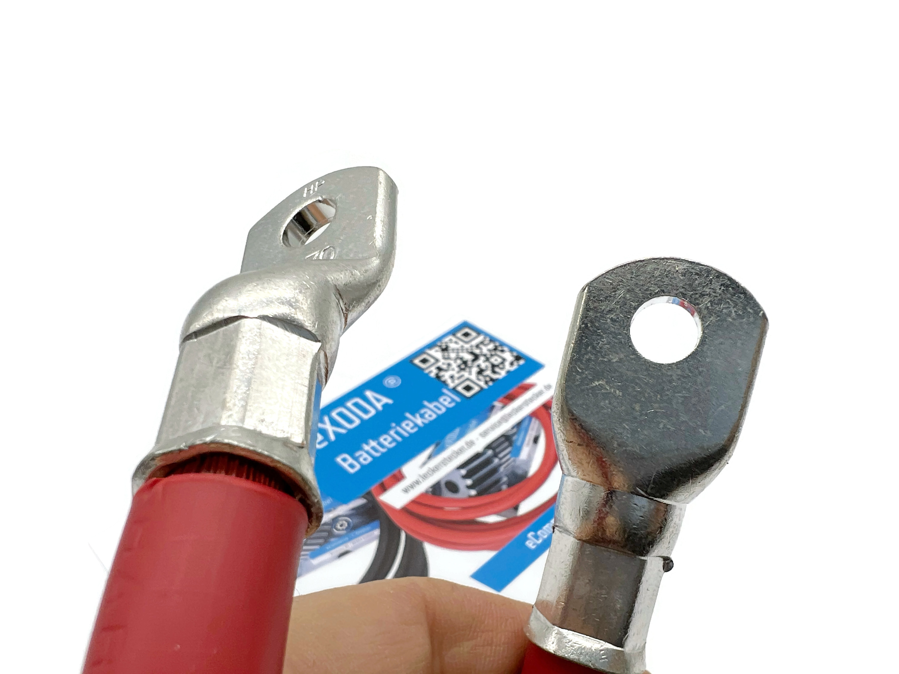 70 mm² Batteriekabel 30cm M8 Rot mit Kabelschuhen für Auto Boot Motorrad 18816W 1568A 12V - Vorschau 4