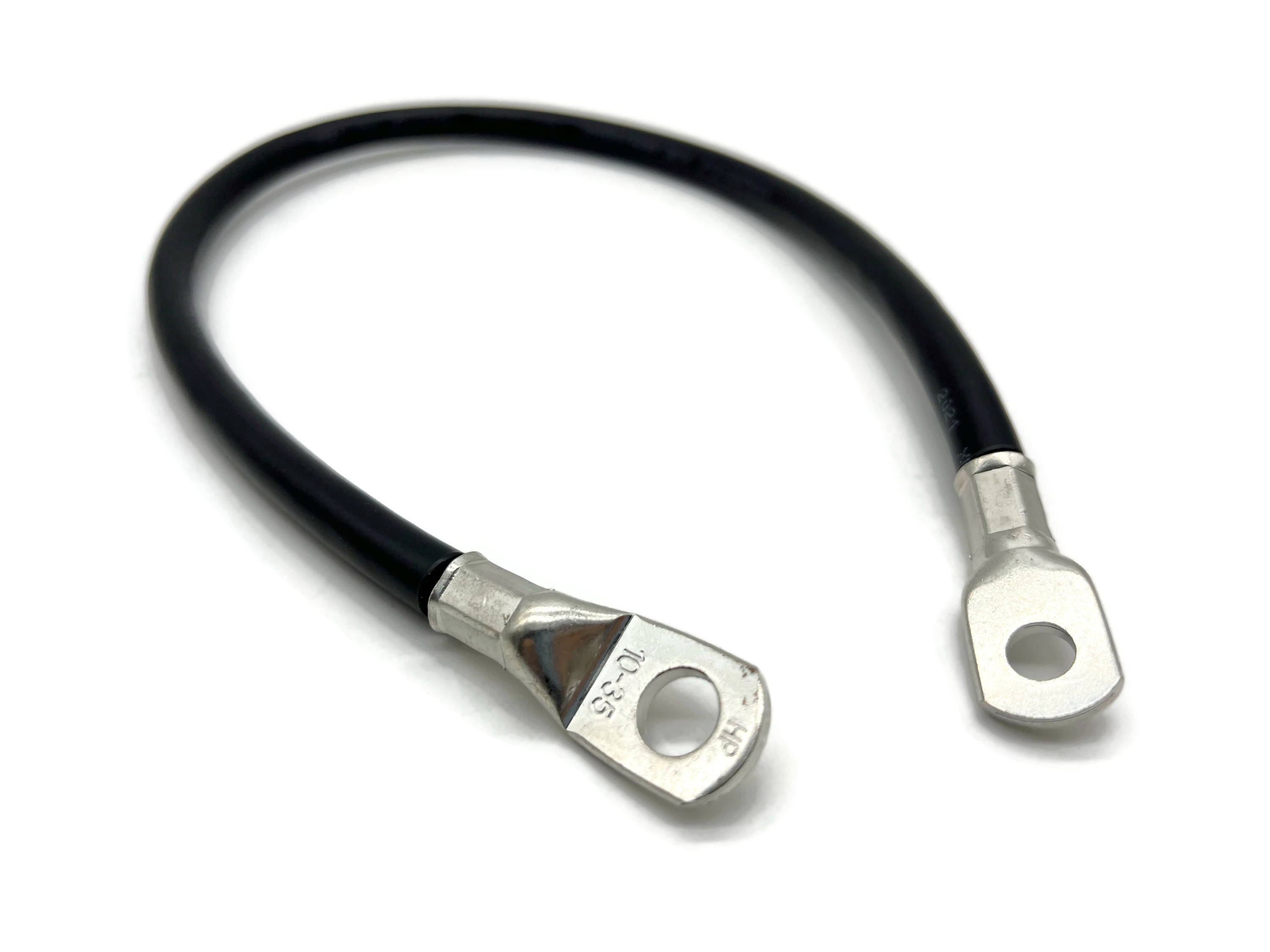 Batteriekabel 35 mm² 50cm M8 M10 Schwarz flexibles Kabel 5645 Watt 12V für Auto Boot Motorrad - Vorschau 6