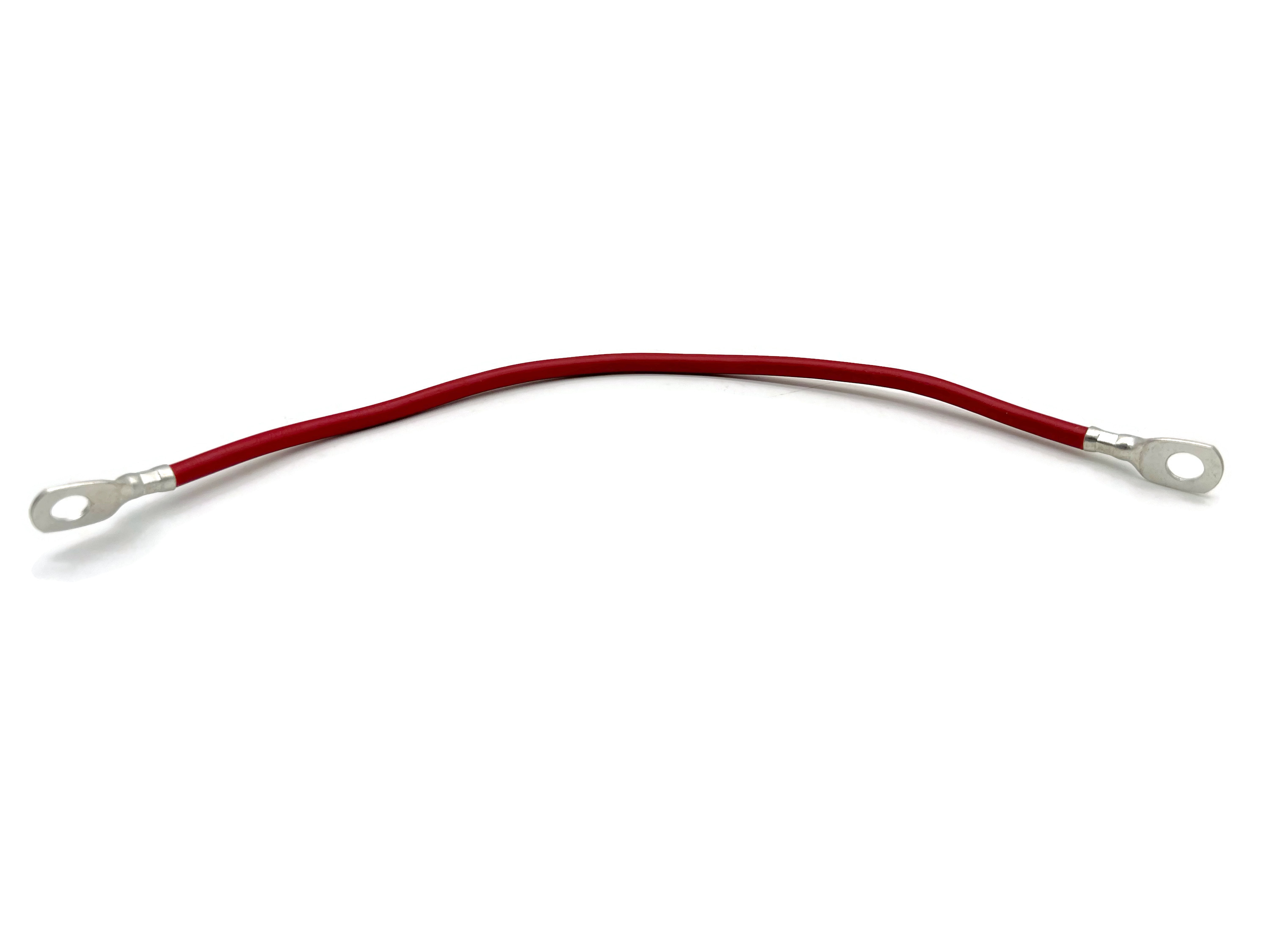 Batteriekabel 10 mm² 30cm mit Kabelschuhen M8 Rot Kabel - Vorschau 5
