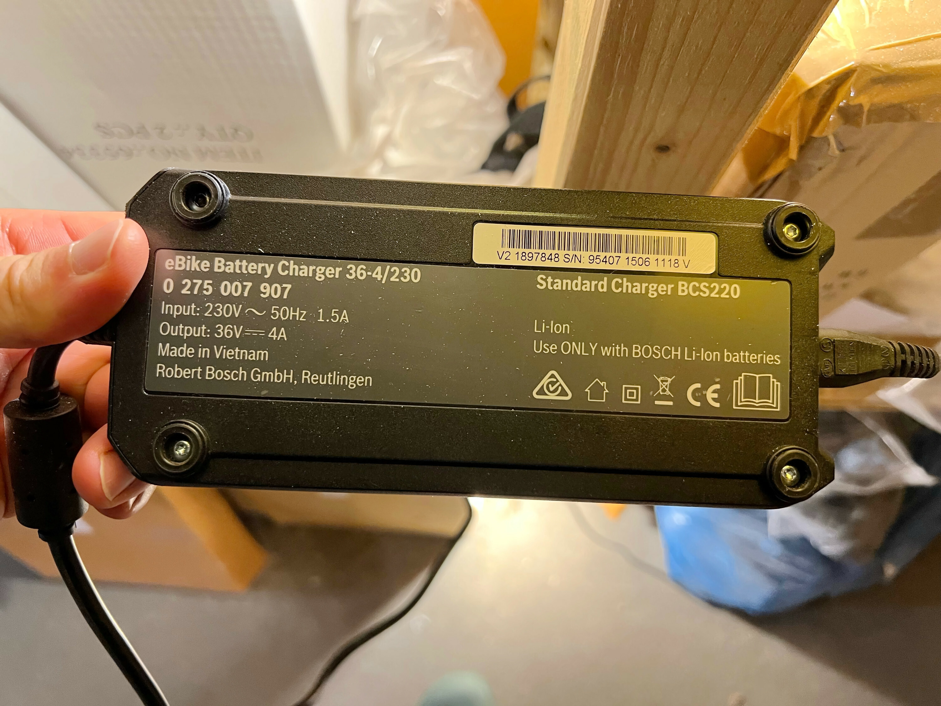 Wandhalterung kompatibel mit Bosch BSC220 eBike Ladegerät - Vorschau 7