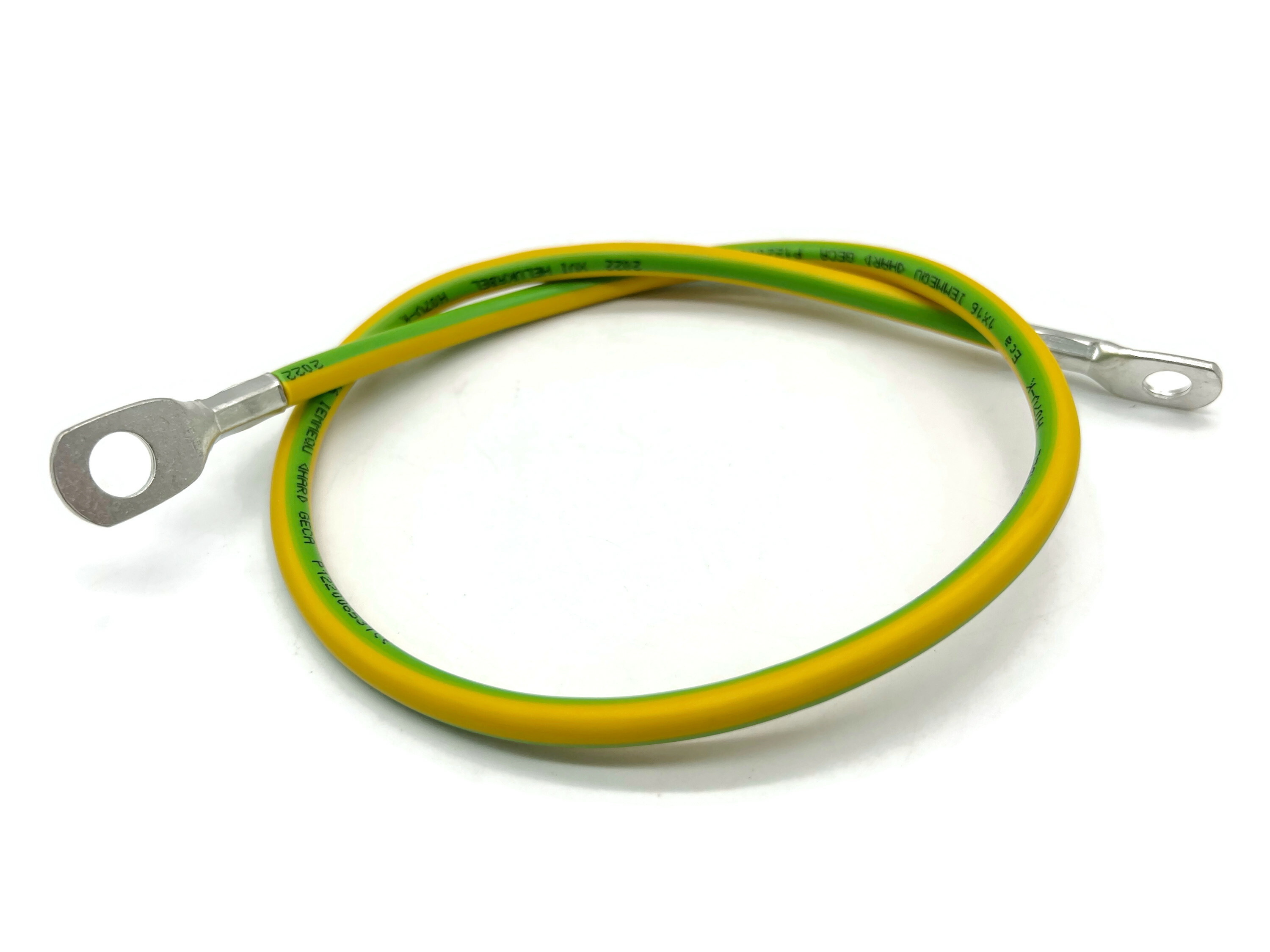 Erdungskabel 60 cm Erdungsleitung 16 mm² grün/gelb M12 flexibles Kabel H07V-K Standard - Vorschau 5