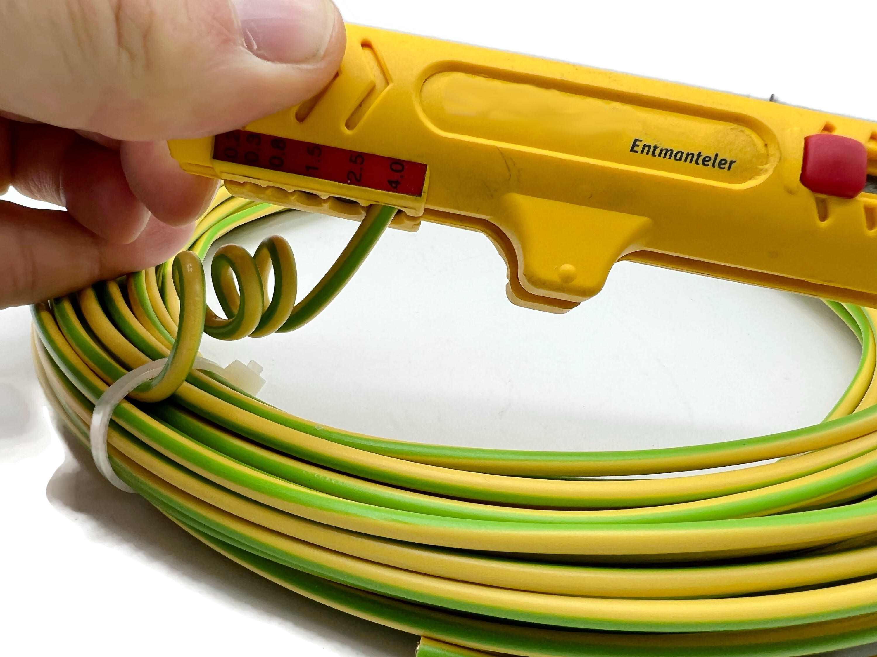 Erdungskabel 1x4 mm² 20m H07V-U starr grün/gelb VDE 0281 robuste PVC-Ummantelung - Vorschau 3