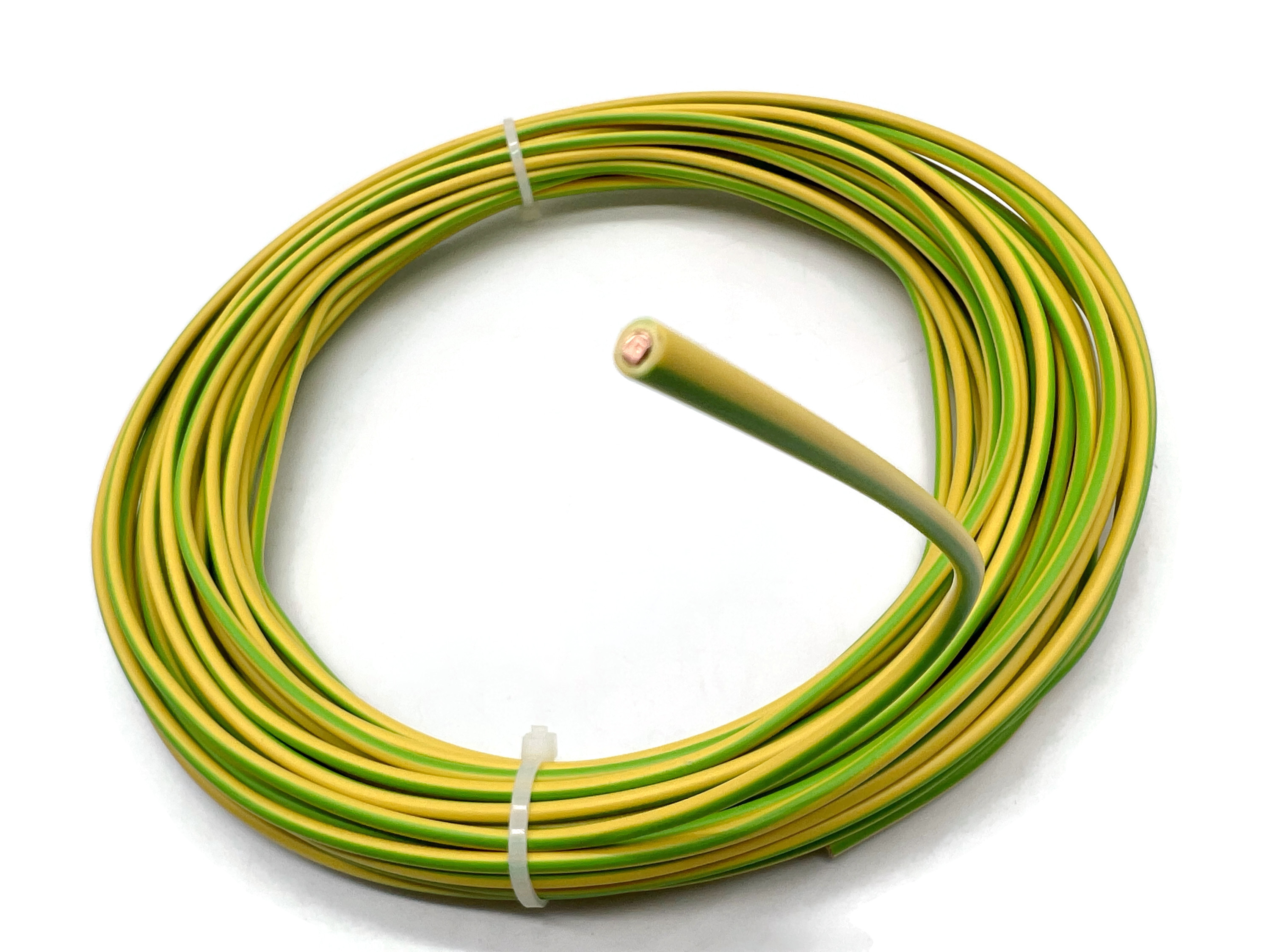 Erdungskabel 1x4 mm² 20m H07V-U starr grün/gelb VDE 0281 robuste PVC-Ummantelung - Vorschau 4