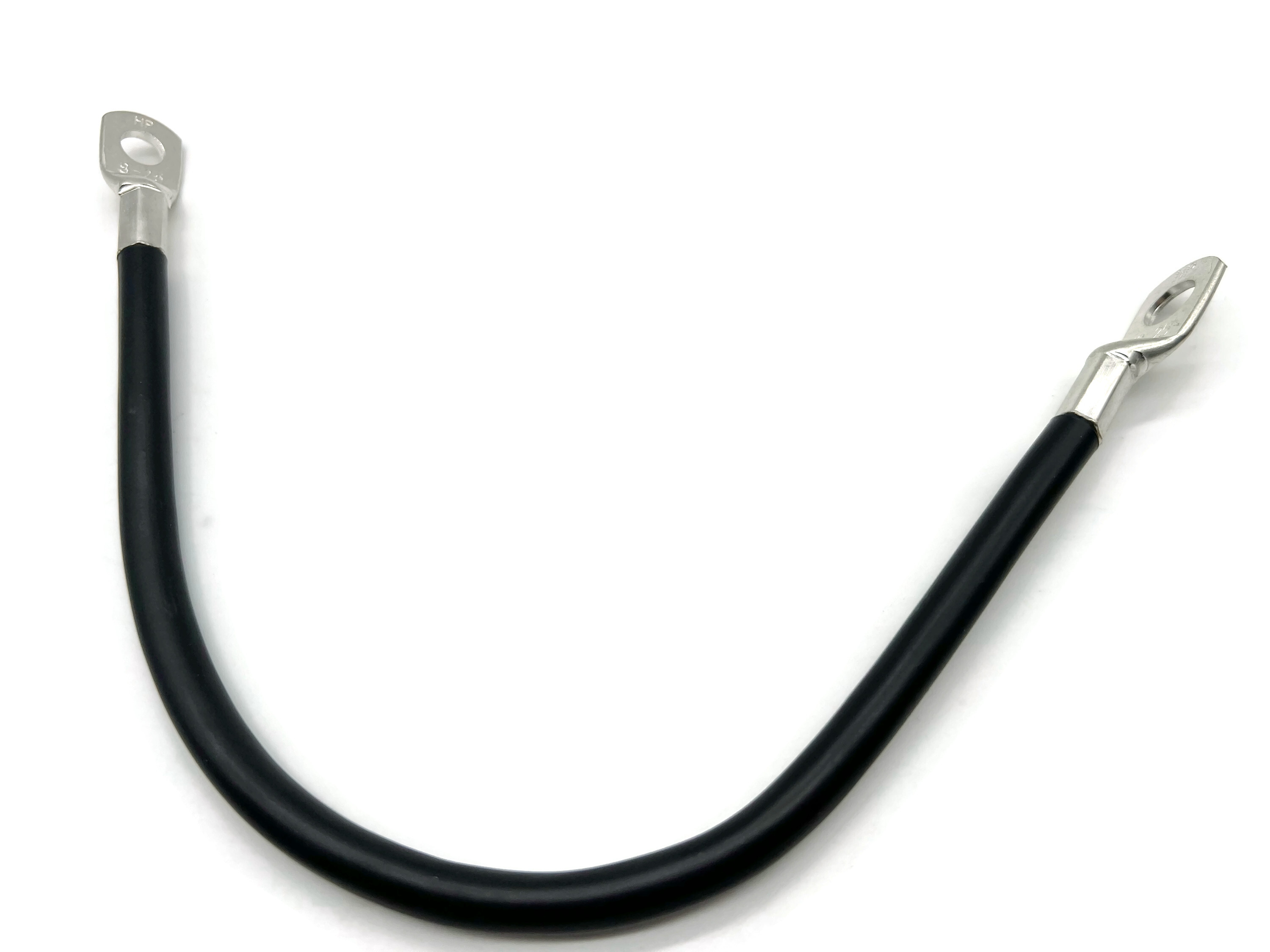 Batteriekabel 25 mm² 30cm M8 M10 Schwarz hohe Qualität zuverlässige Stromversorgung - Vorschau 3