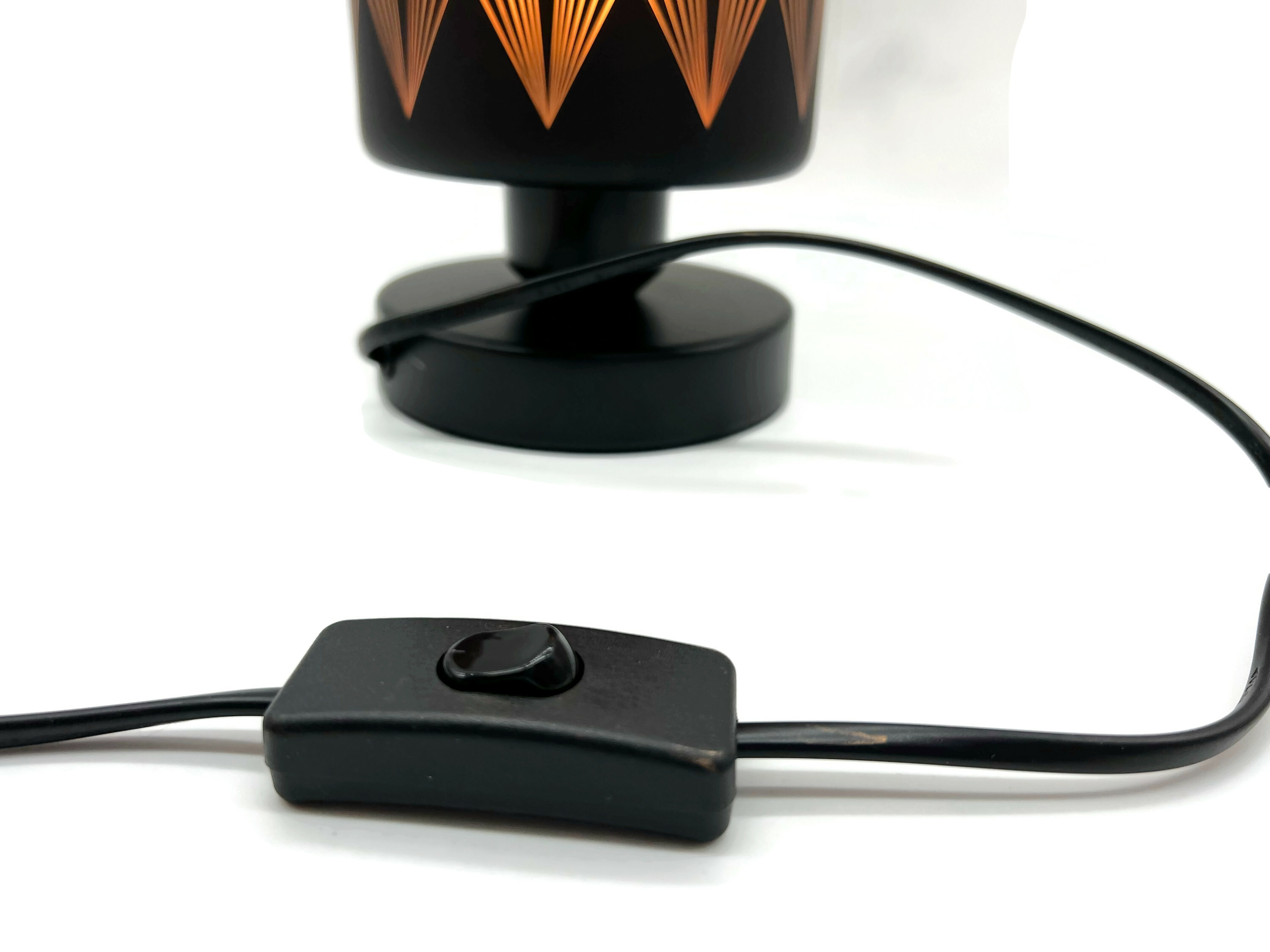 Glas Tischlampe Black-Quatro schöne Designer-Lampe in der Farbe schwarz  - Vorschau 2