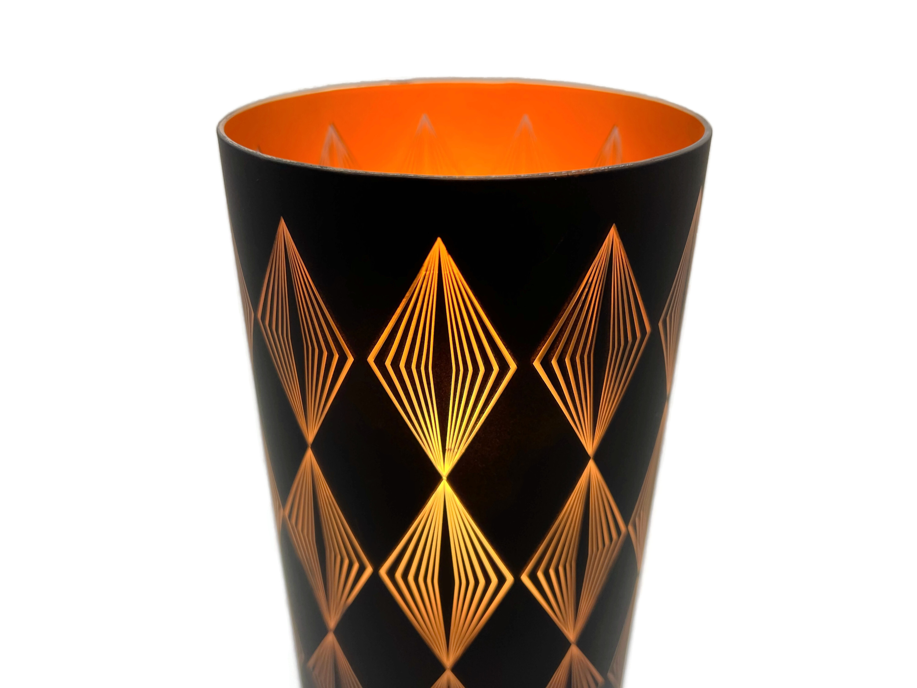 Glas Tischlampe Black-Quatro schöne Designer-Lampe in der Farbe schwarz  - Vorschau 3