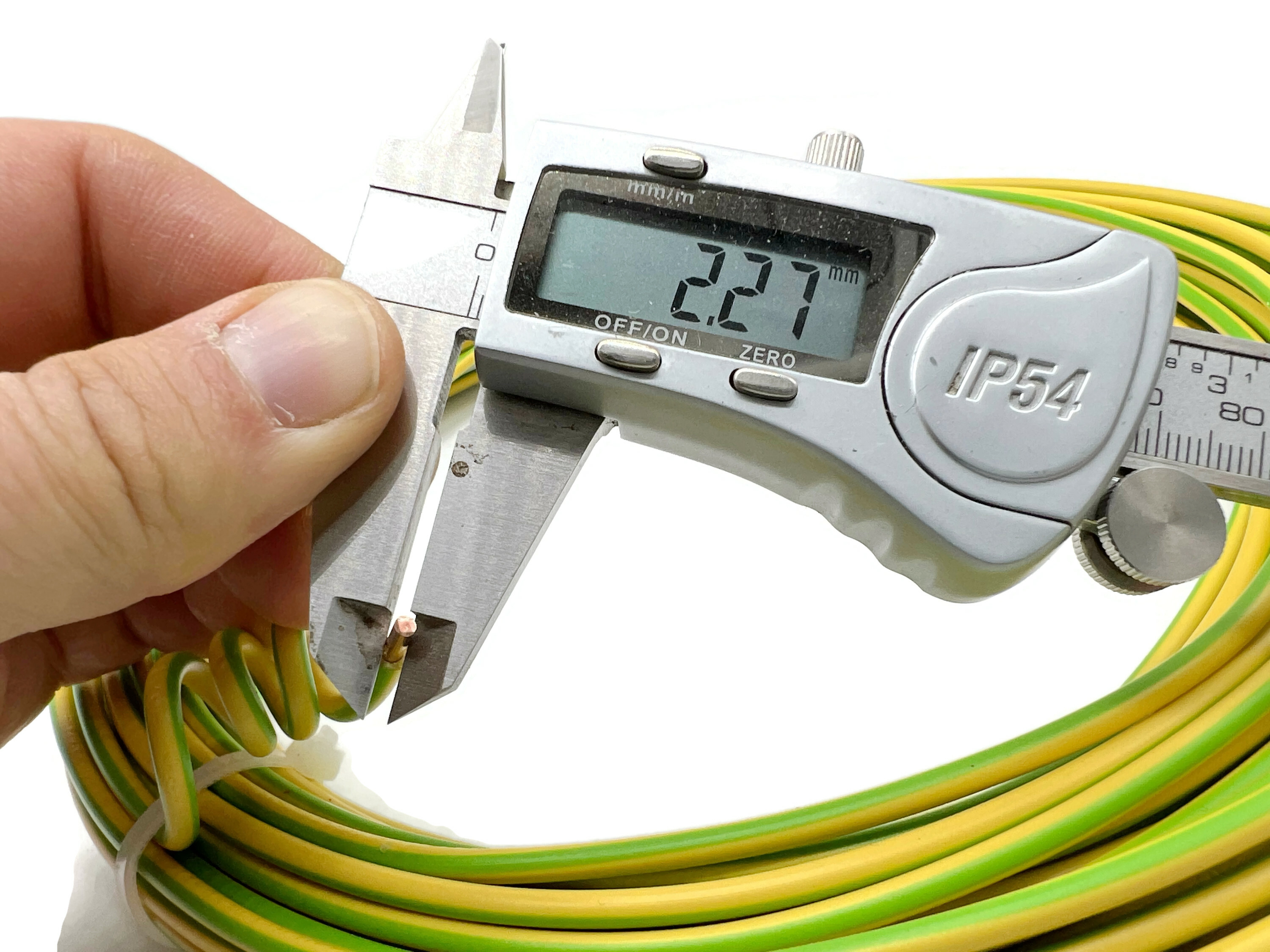 Erdungskabel 1x4 mm² 5m H07V-U grün/gelb starr eindrähtig für Erdungen und Installationen - Vorschau 3