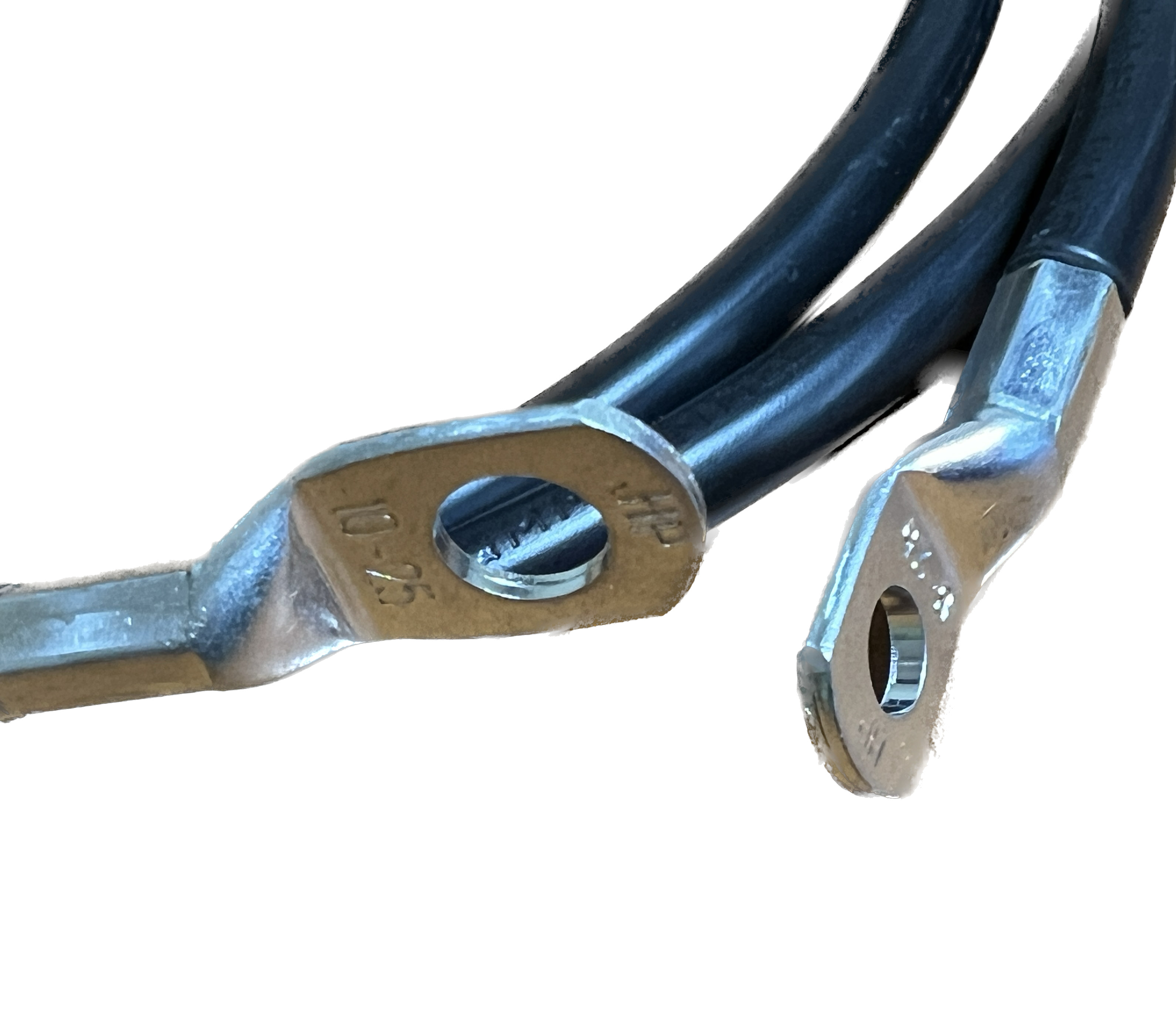 Batteriekabel 25 mm² 200cm M8 M10 Kabelschuhe Schwarz hitzebeständig bis 70 Grad - Vorschau 2