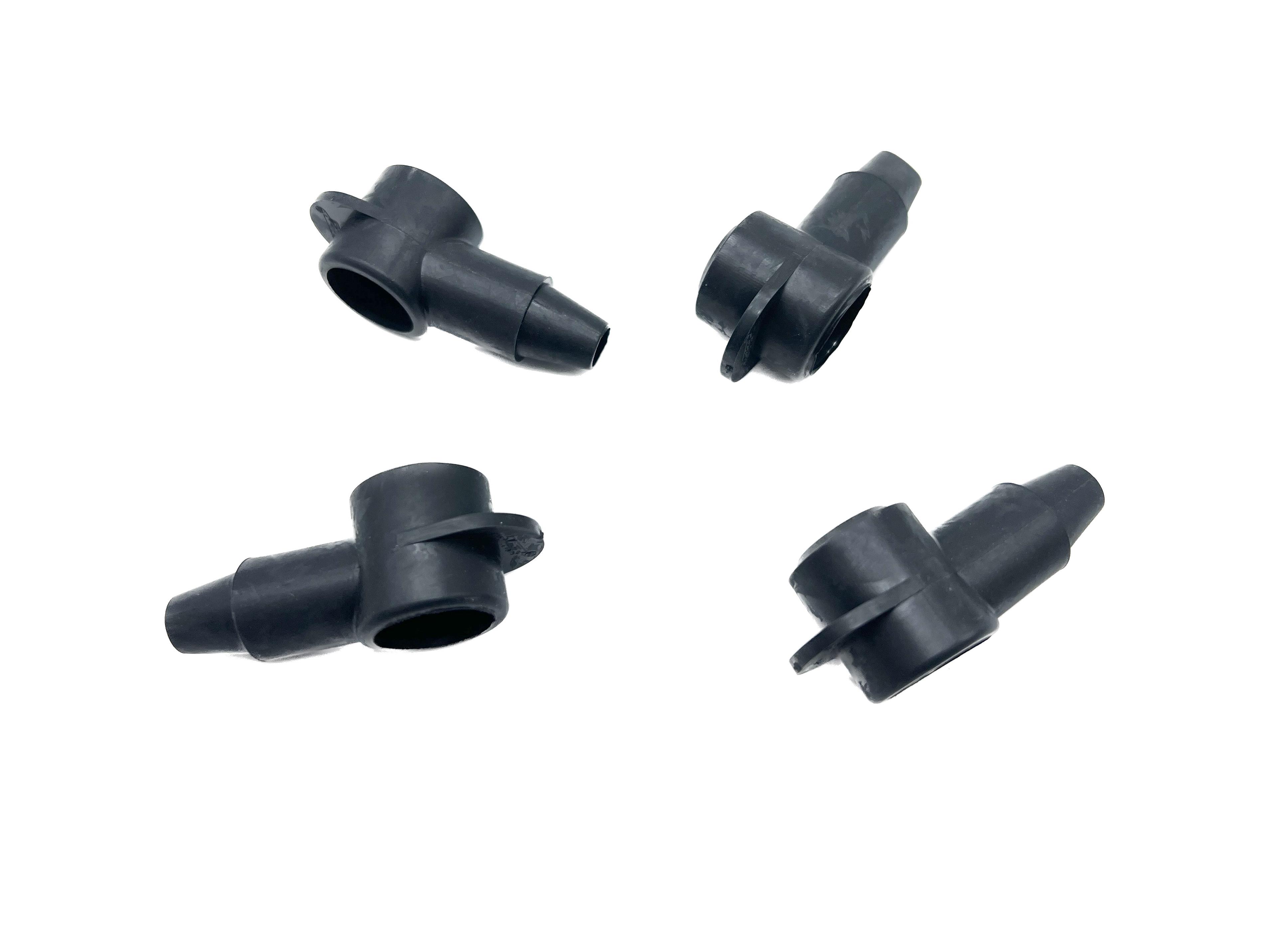 Polschutzkappe 4x schwarz für Kabel 16-50 mm² Kopf 18mm temperaturbeständig aus Vinyl - Vorschau 3