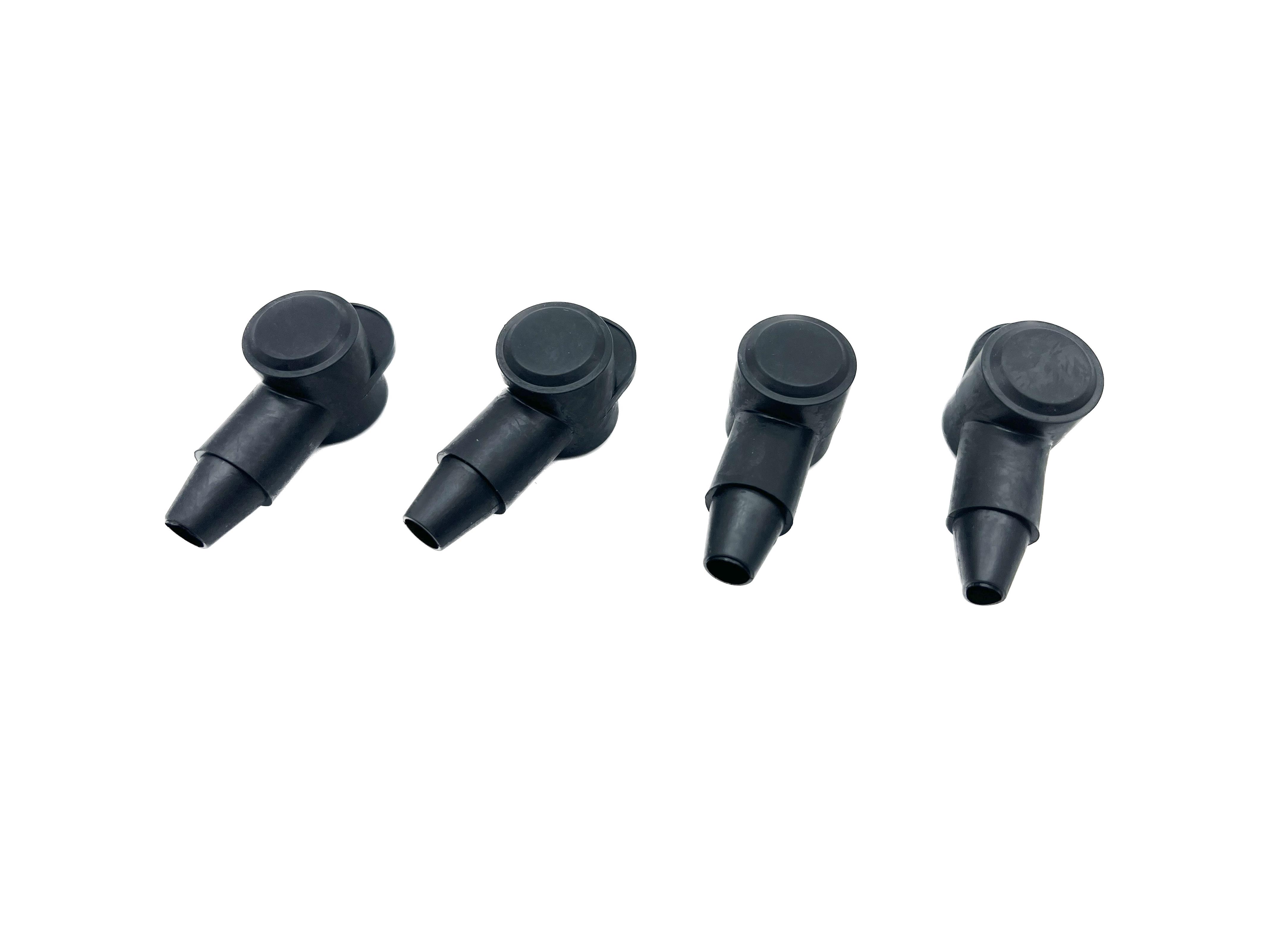 Polschutzkappe 4x schwarz für Kabel 16-50 mm² Kopf 18mm temperaturbeständig aus Vinyl - Vorschau 4