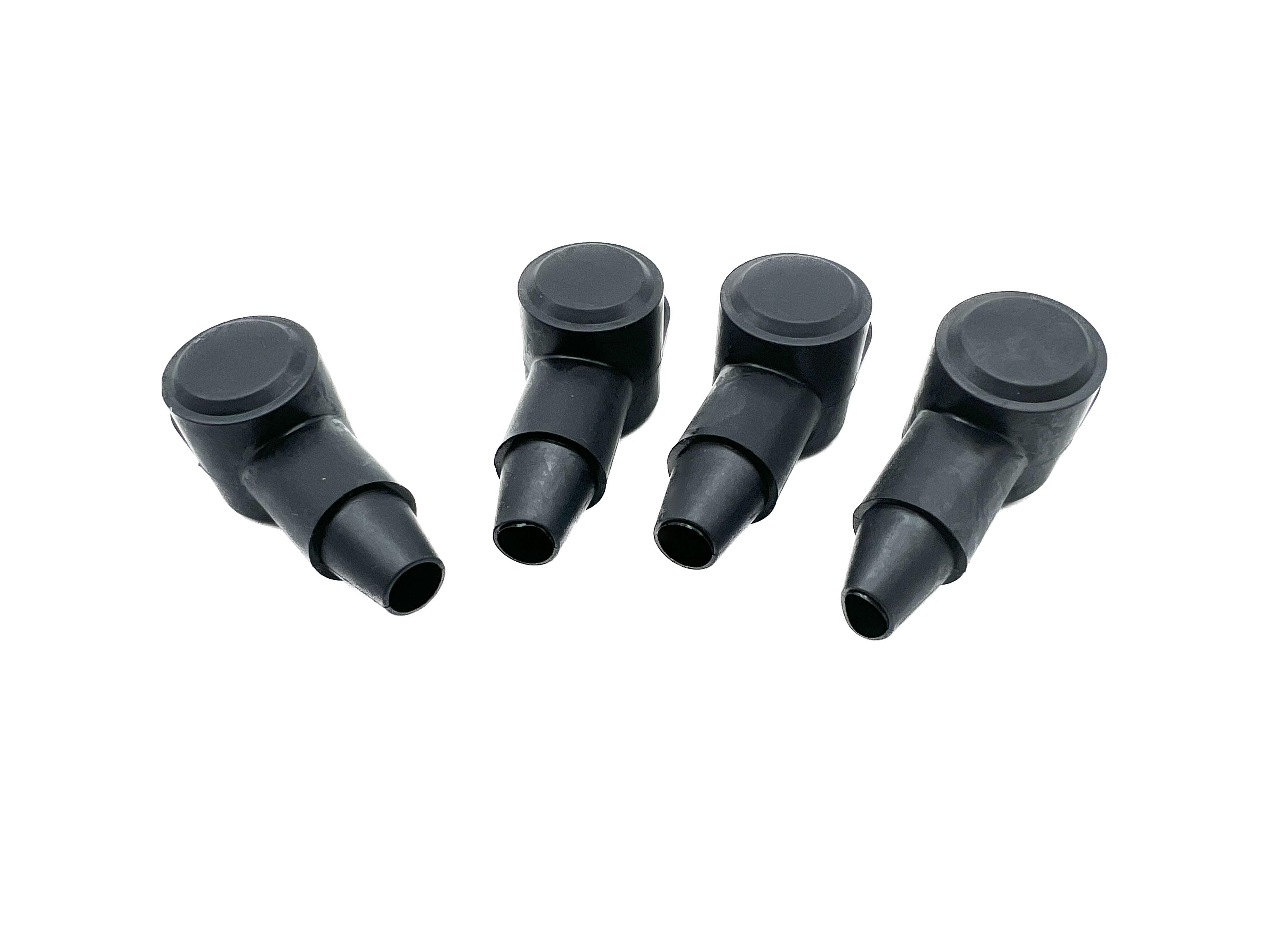 Polschutzkappe 4x schwarz für Kabel 16-50 mm² Kopf 18mm temperaturbeständig aus Vinyl - Vorschau 5