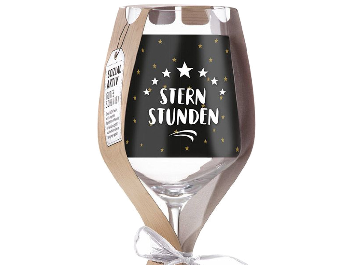 eXODA Weinglas Schrift Sternstunden Set aus 2 Gläsern - Vorschau 4