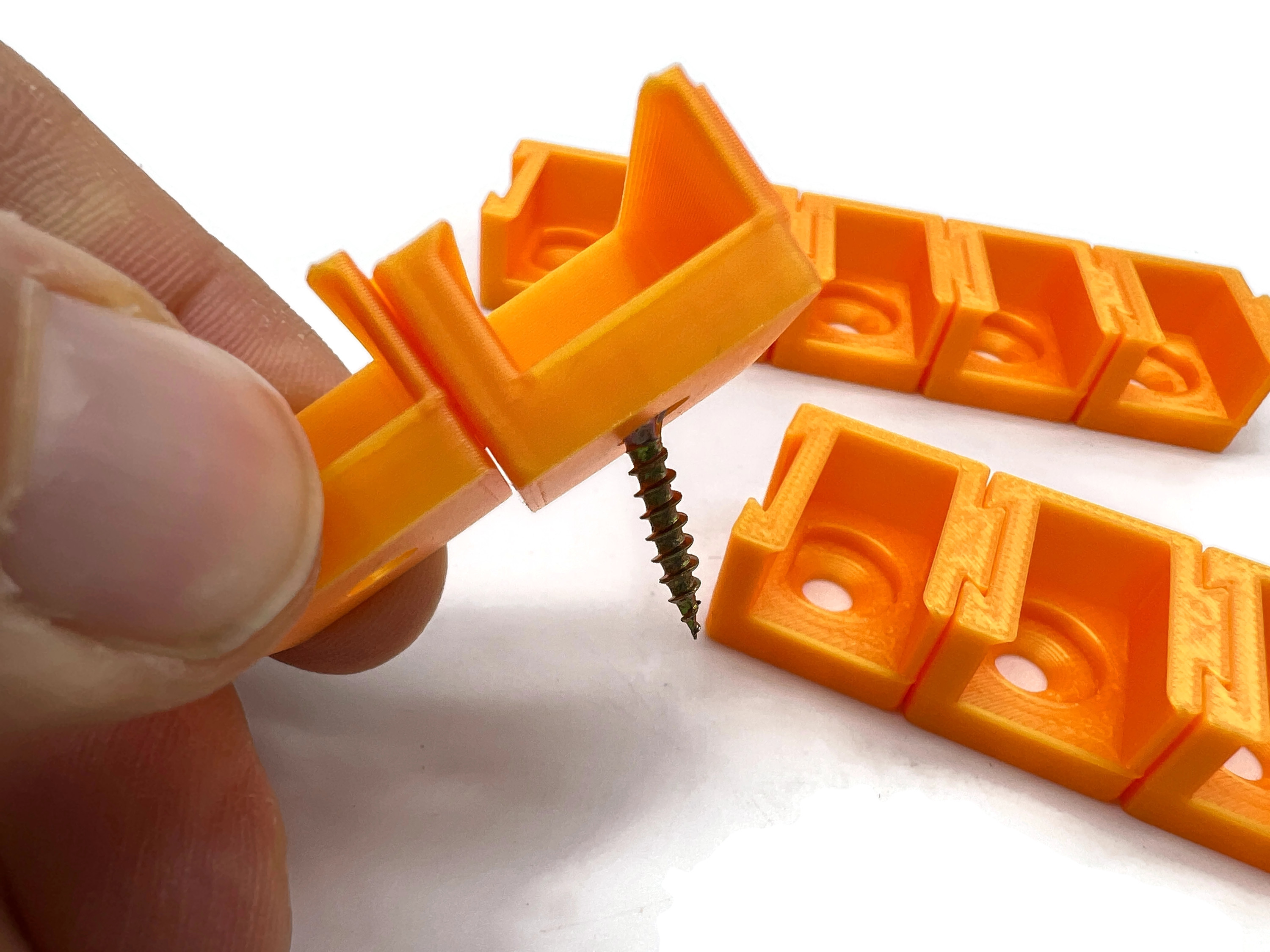 10x Halterung für 2er Wago Klemmen Typ 221-412 Befestigungsadapter Set 4mm2 flexibel - Vorschau 3