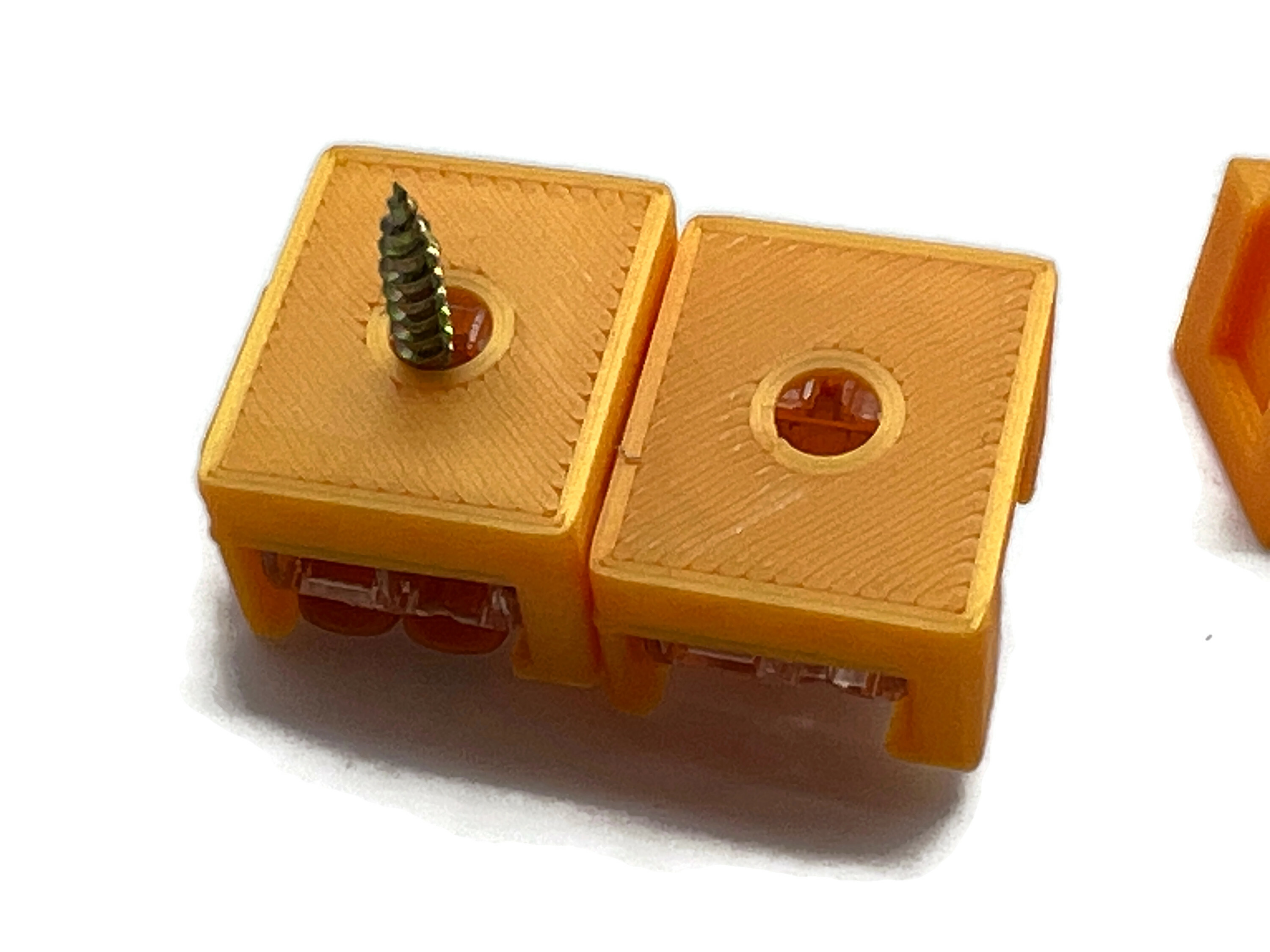 10x Halterung für 2er Wago Klemmen Typ 221-412 Befestigungsadapter Set 4mm2 flexibel - Vorschau 5