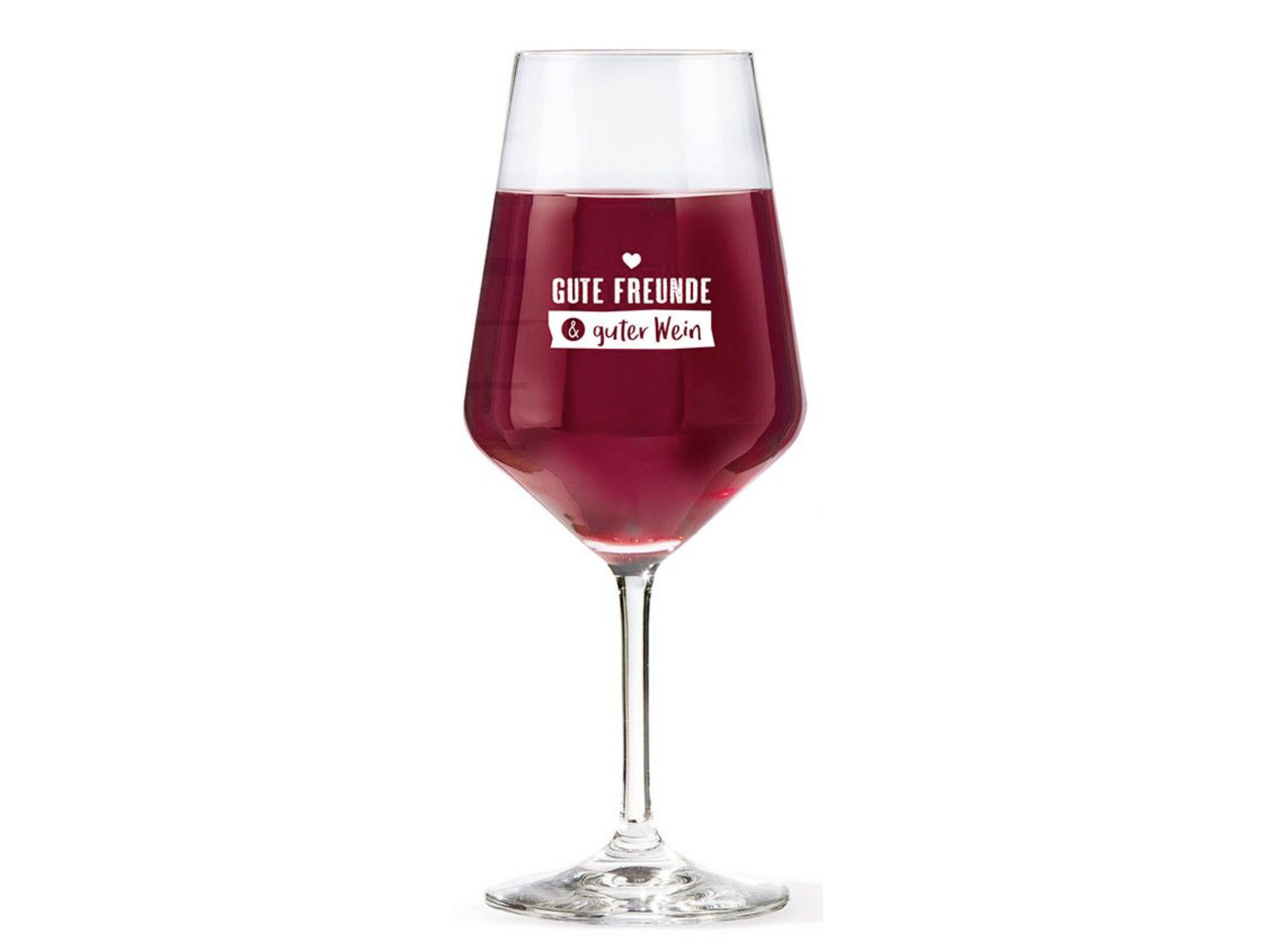 eXODA Weinglas Schrift. Gute Freunde & guter Wein für gesellige Abende im Set - Vorschau 3