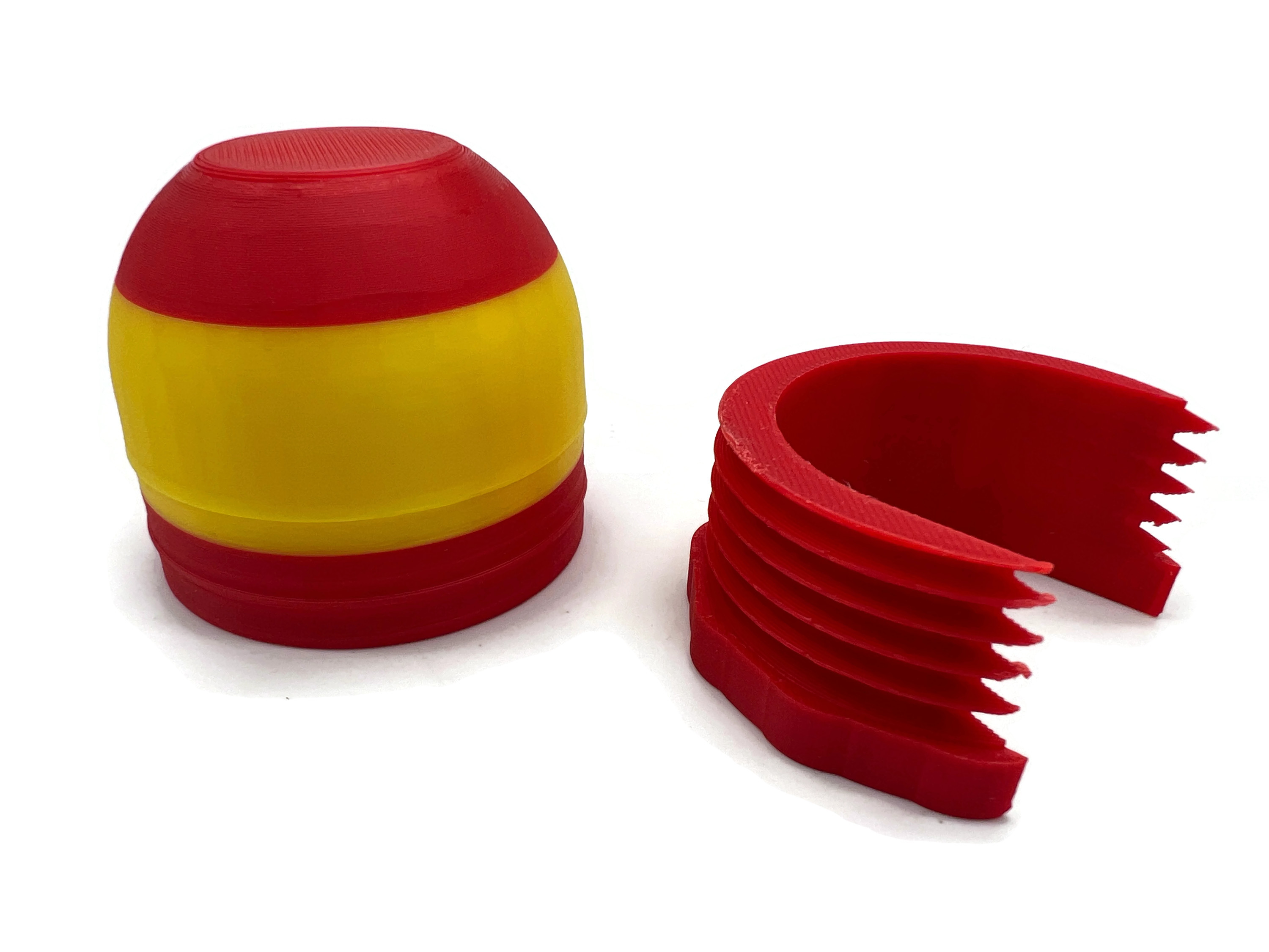 Abdeckung für Anhängerkupplung Spanien Rot-Gelb-Rot mit Sicherheitsverschraubung - Vorschau 4