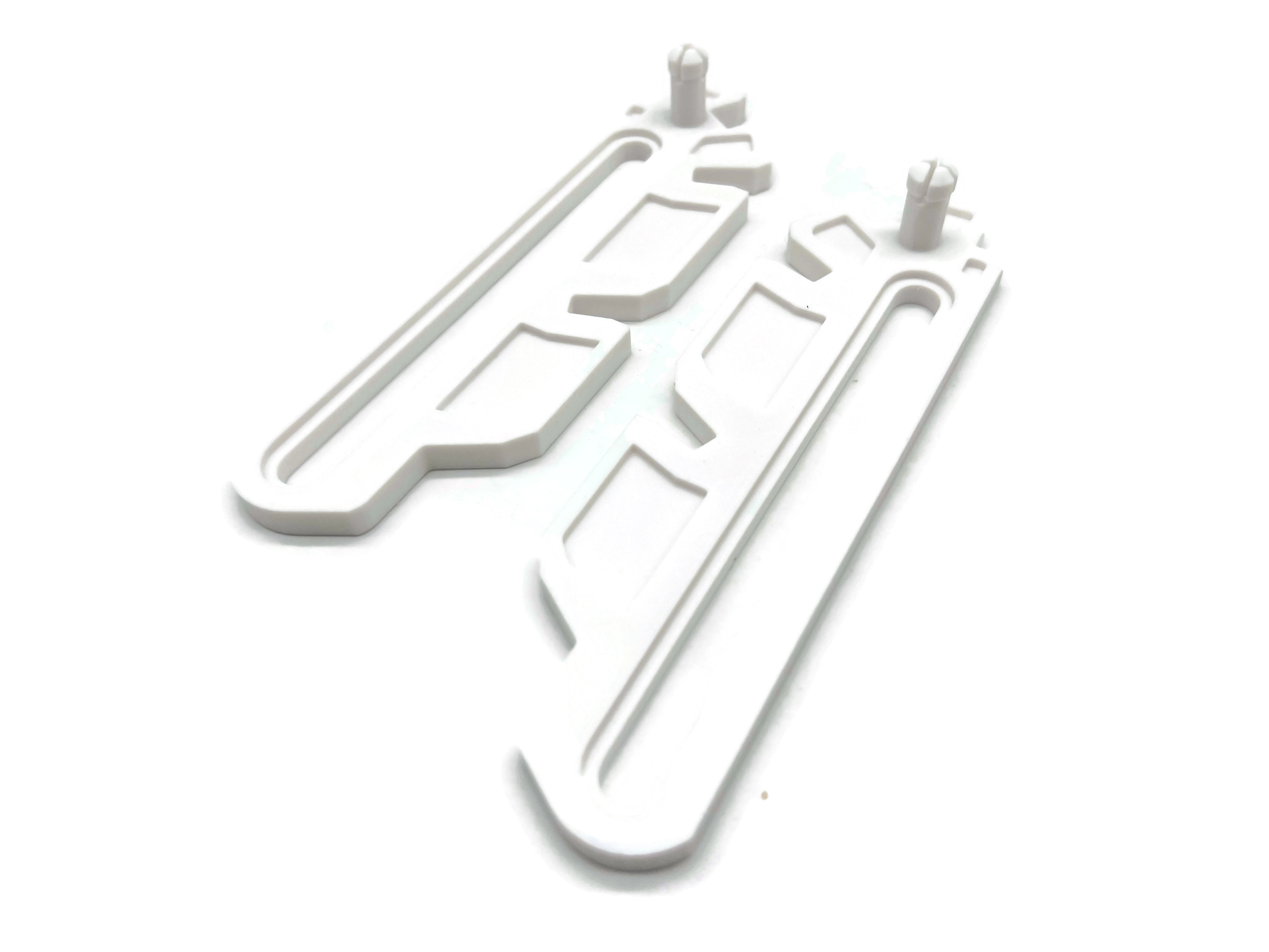 2x Kippschere Set für MEA Kellerfenster 41 A 290 41 A 291 robuste Konstruktion in Weiss - Vorschau 5