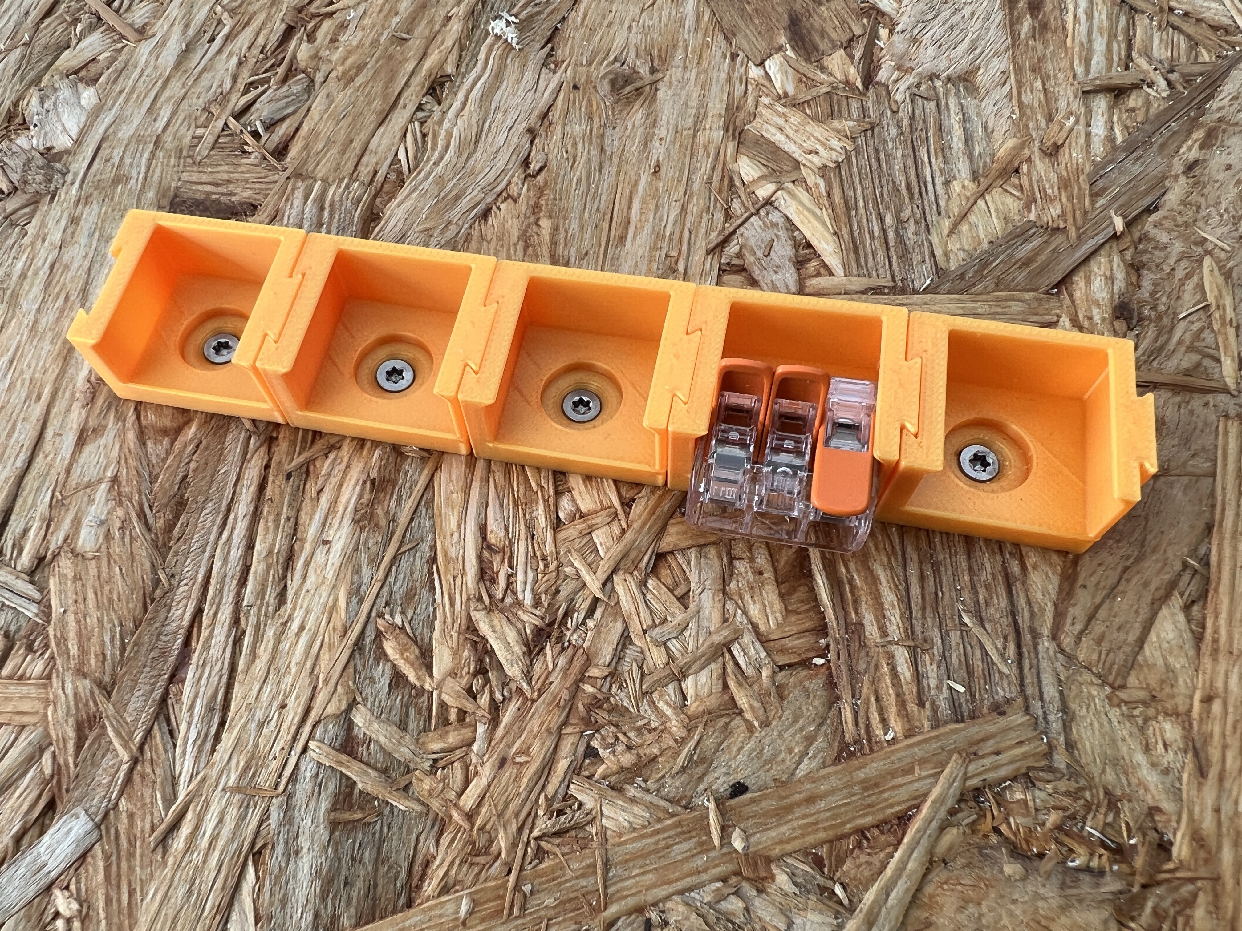 10x Halterung für Wago 3er Klemmen Typ 221-613 bis 6mm2 steckbar und kaskadierbar - Vorschau 6