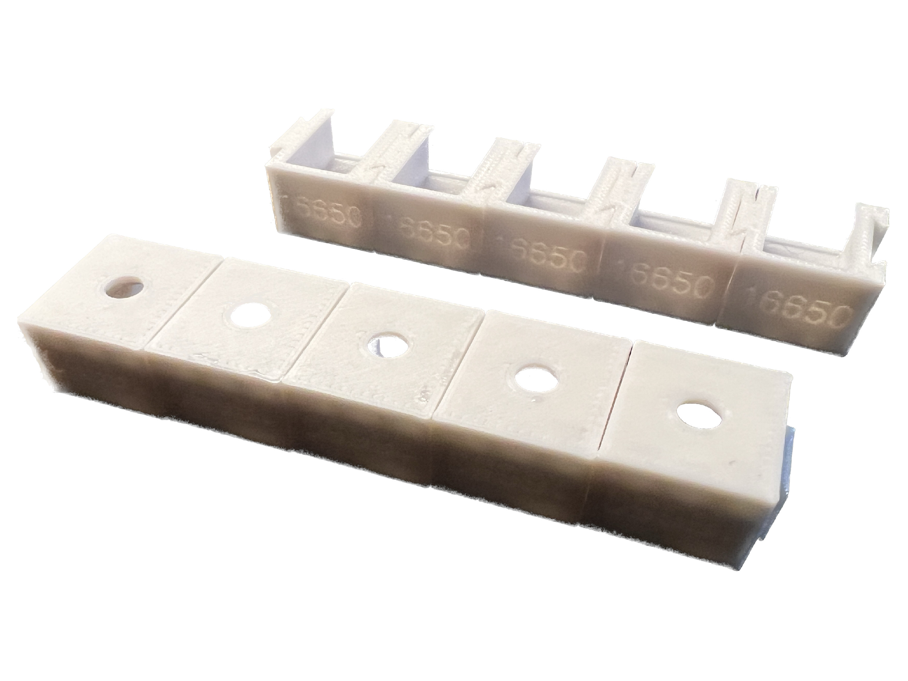 10x Halterung für 2er Wago Klemmen Typ 221-412 Steckbar für Halter max 4mm2 Kabel - Vorschau 3