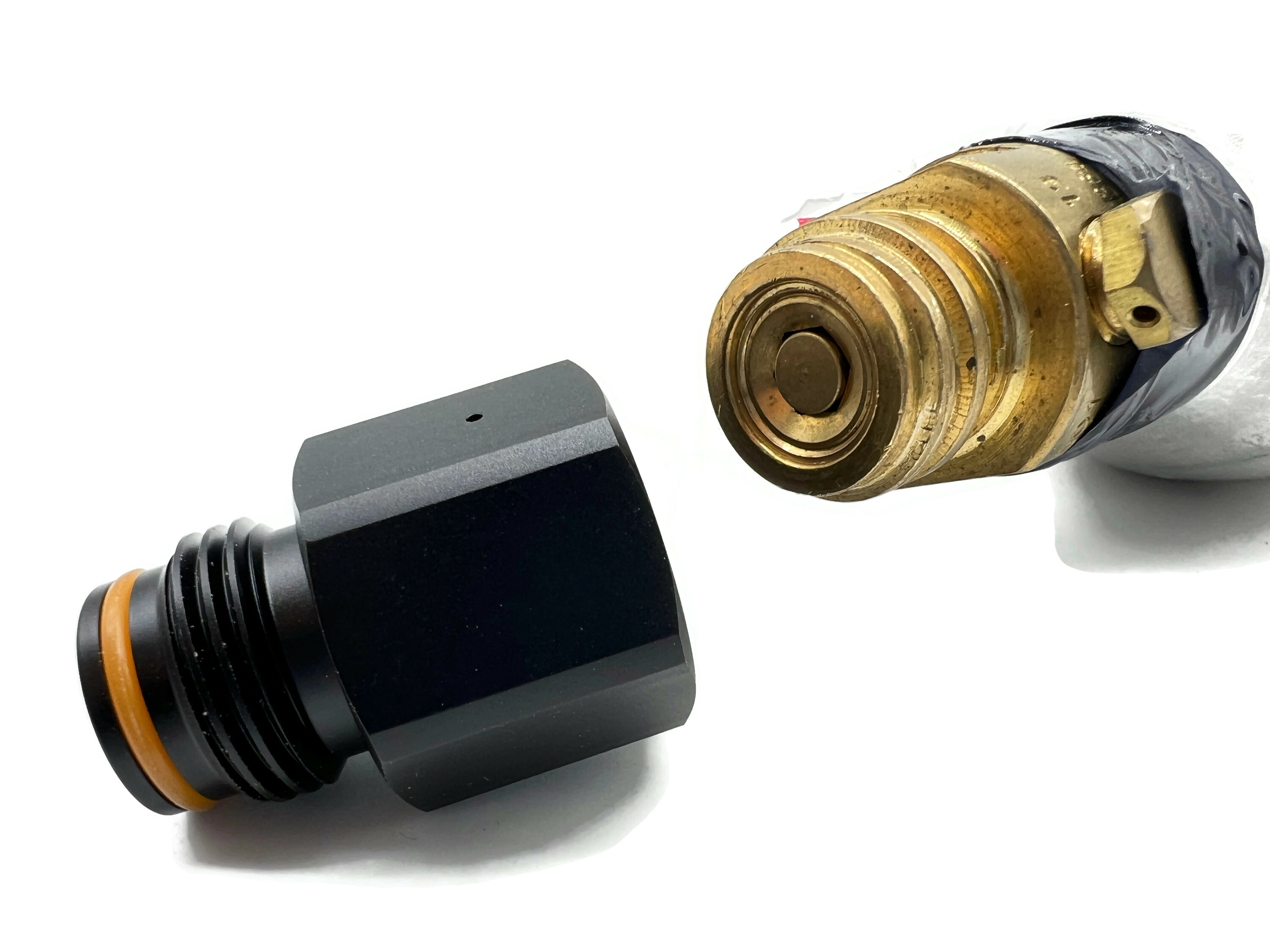 CO2 Zylinder Adapter TR21-4 0.825-14 für Aluminium Kohlensäurezylinder mit Dichtungsringen - Vorschau 3