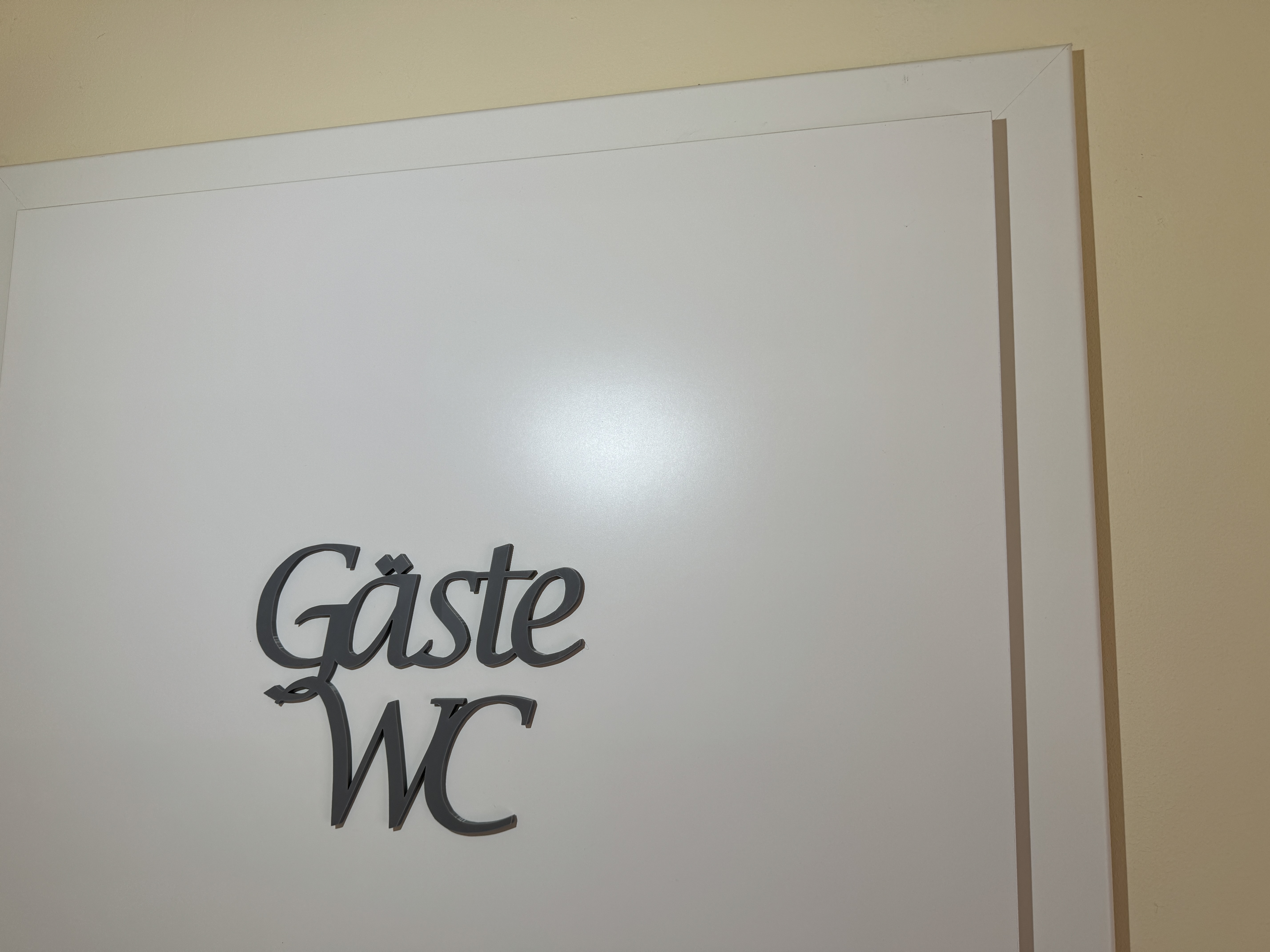 eXODA Schriftzug Gäste WC - Vorschau 2