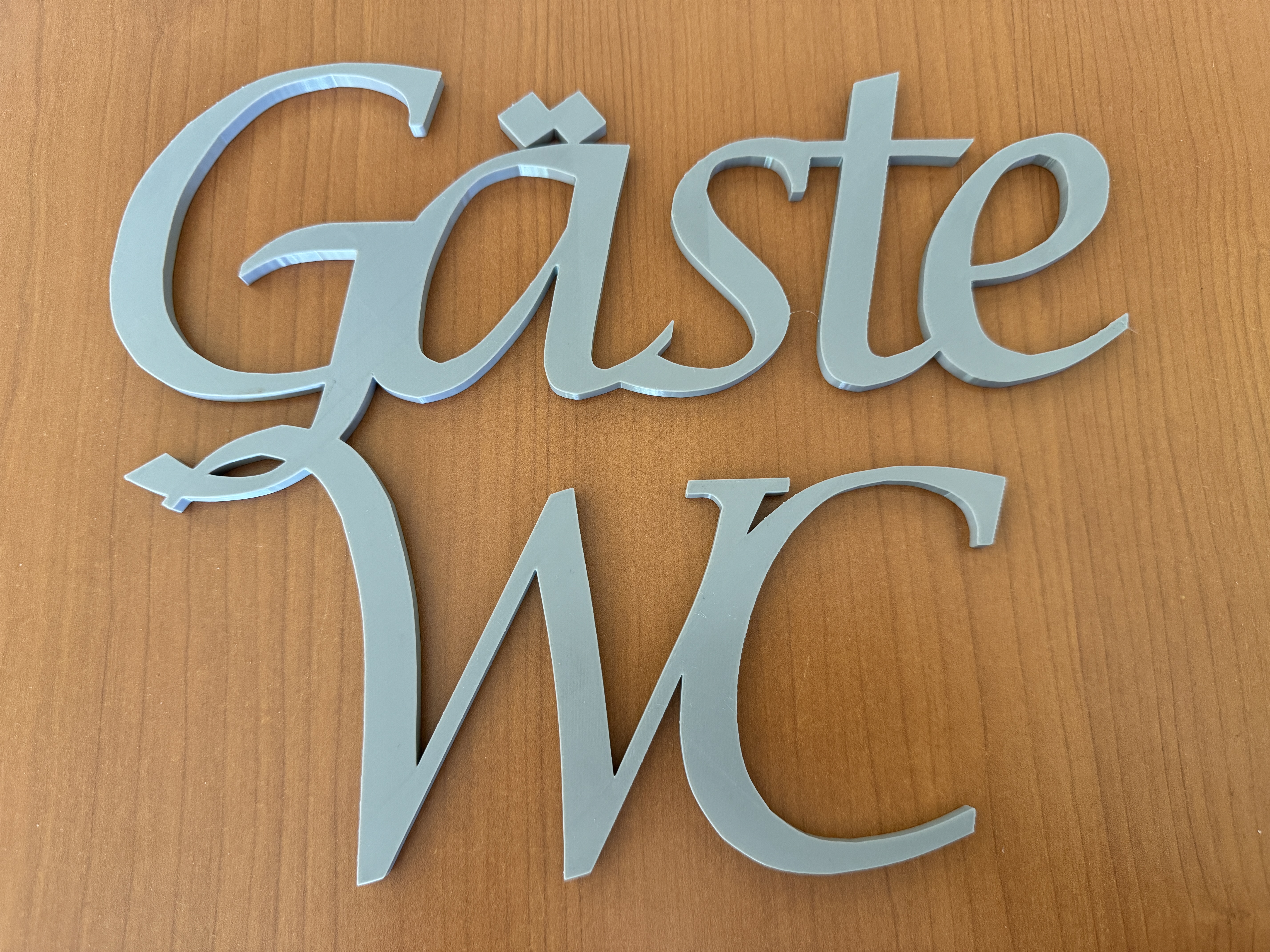 eXODA Schriftzug Gäste WC - Vorschau 3