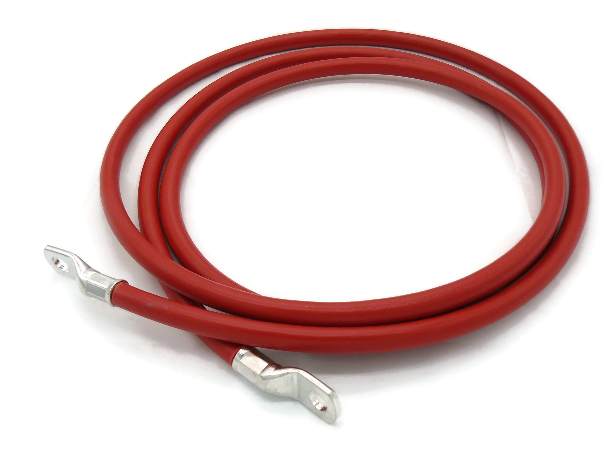 Batteriekabel 50 mm² 2,5m Rot mit M10 Kabelschuhen für zuverlässige Fahrzeugnutzung - Vorschau 2