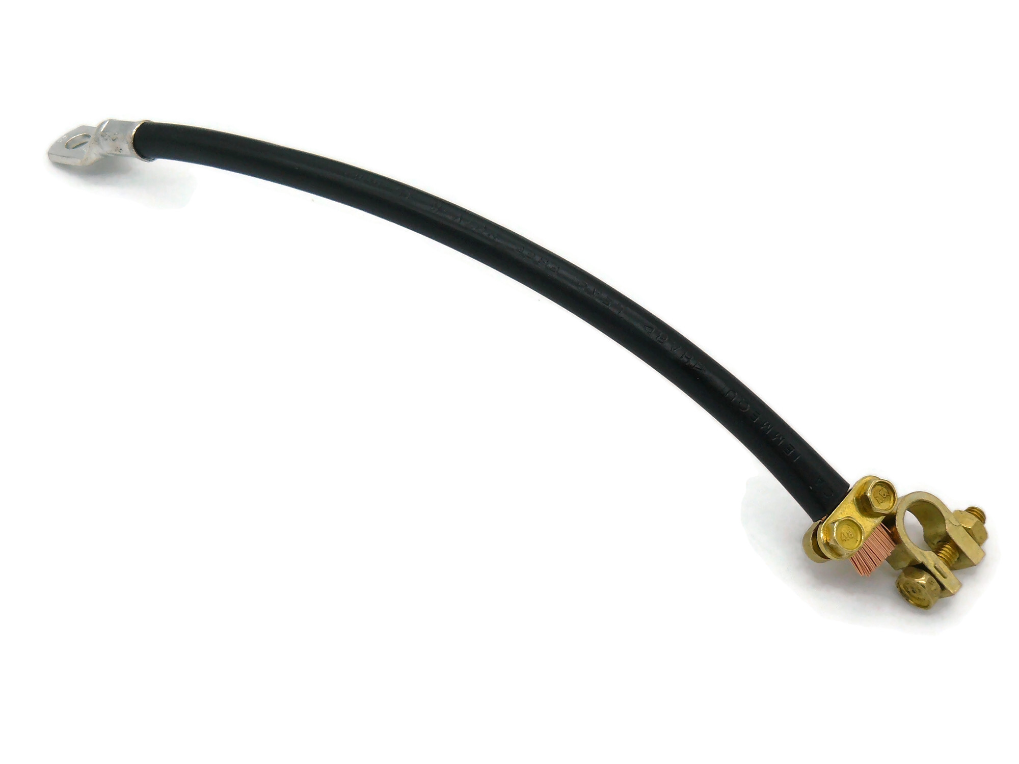 35mm² Batteriekabel Massekabel 25cm M8 Minus Polklemme flexibel schwarz bis 70 Grad - Vorschau 2