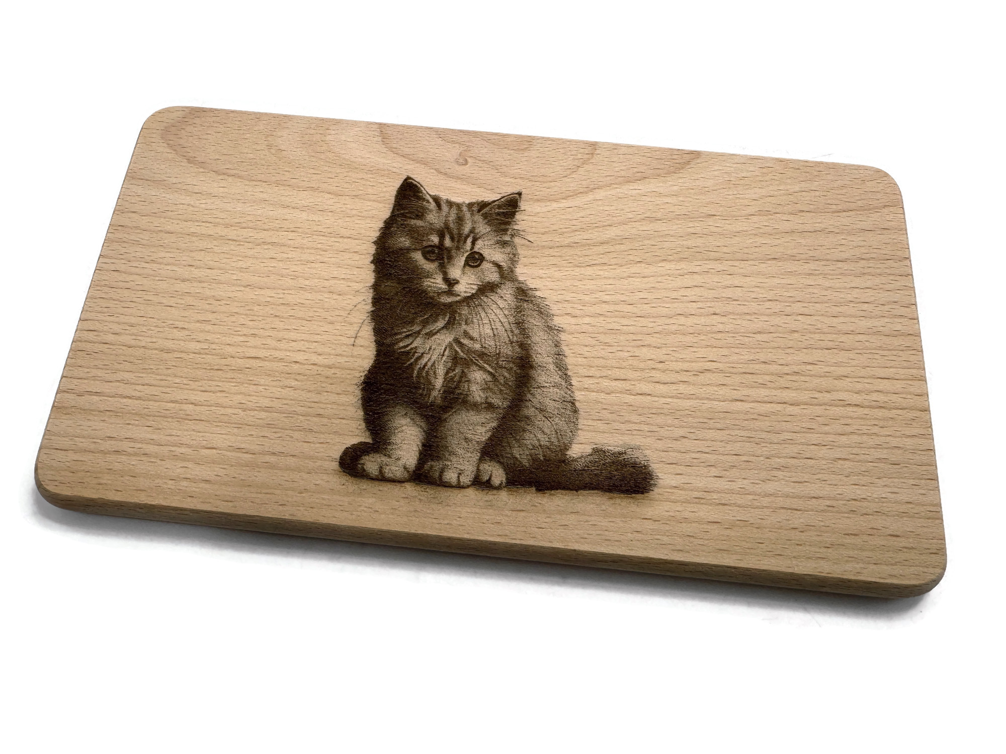 Frühstücksbrettchen Katze Motiv