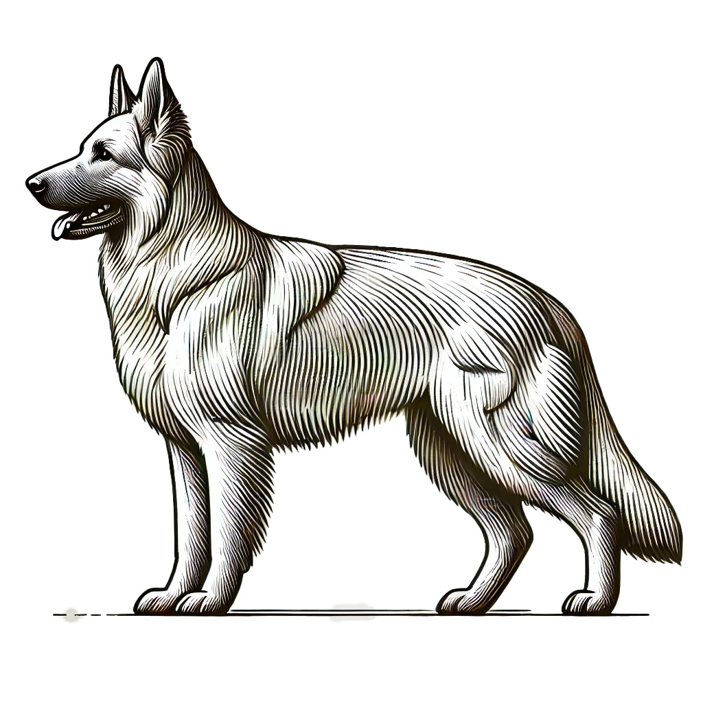 eXODA Frühstücksbrettchen Schäferhund Motiv aus Buchenholz 22 x 12 cm langlebig hitzebeständig - Vorschau 2