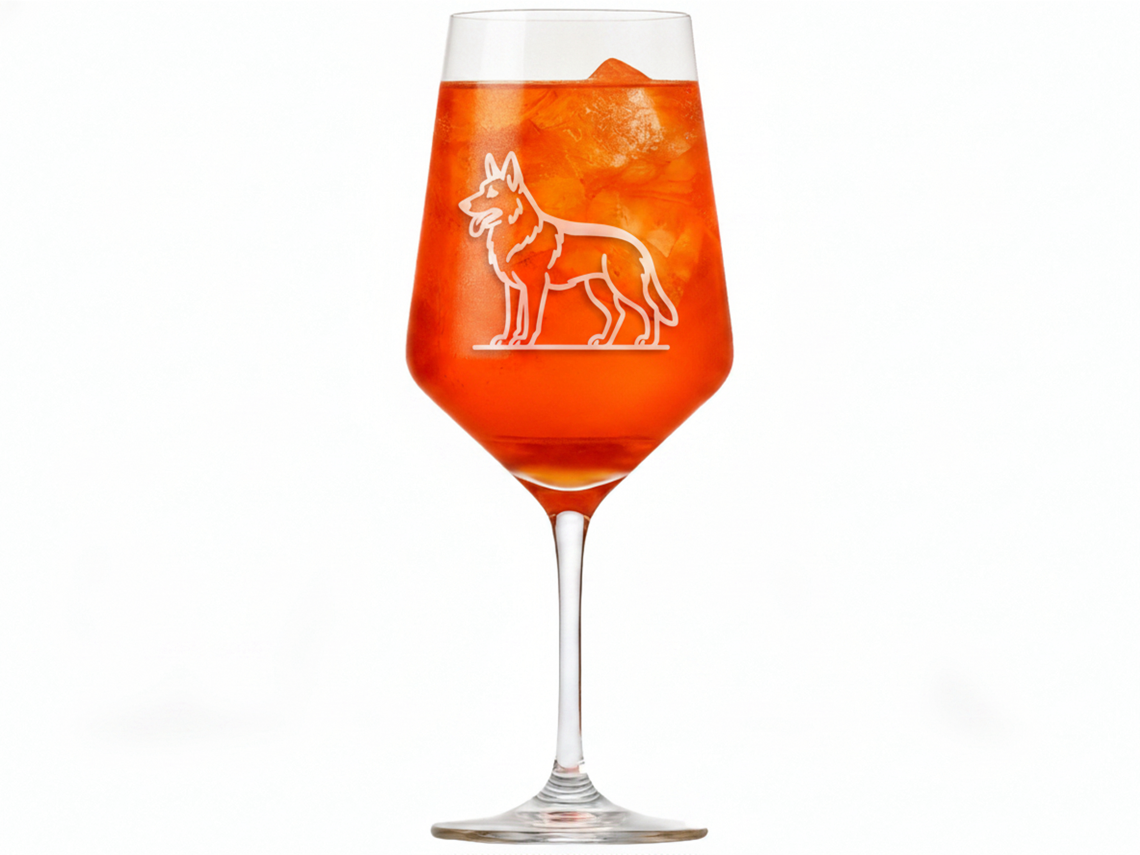 Weinglas Gravur Schäferhund Lasergravur 350ml spülmaschinenfest Geschenk für Liebhaber - Vorschau 7