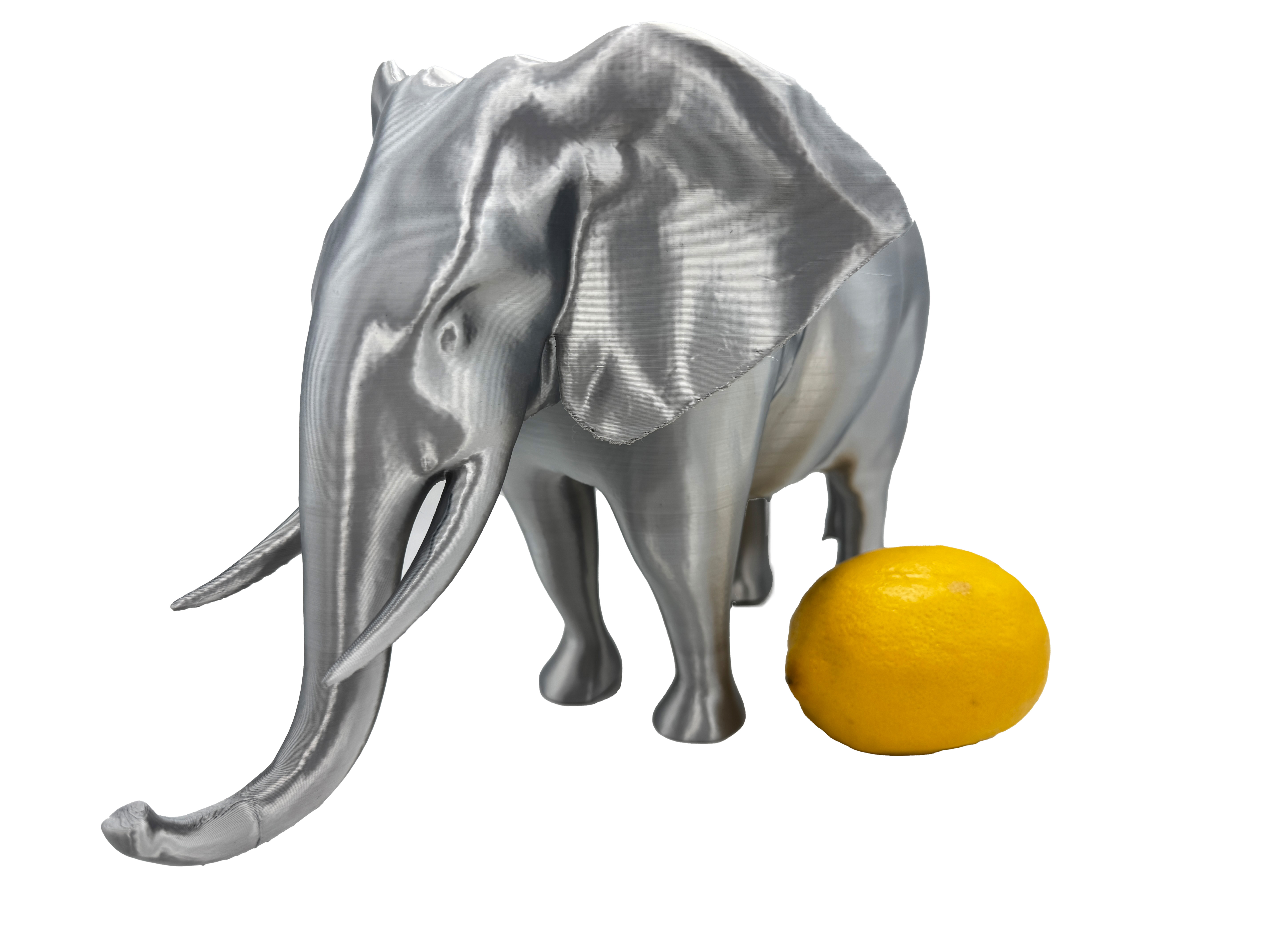 Elefant stehend Figur Statue Skulptur groß detailreich und elegant - Vorschau 3