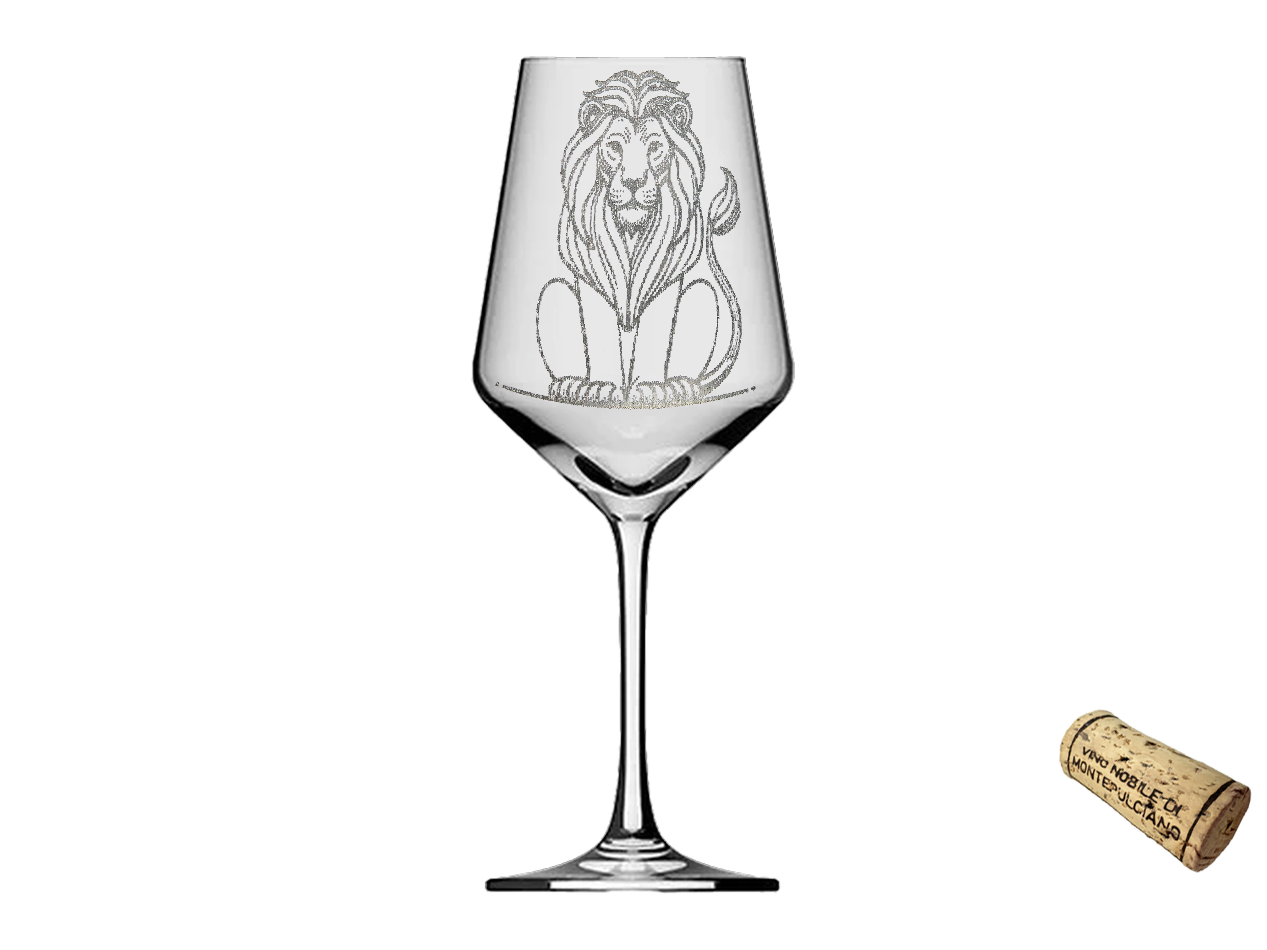Weinglas Löwe 350ml spülmaschinenfest ideal für Löwe perfekte Wahl für Feiern