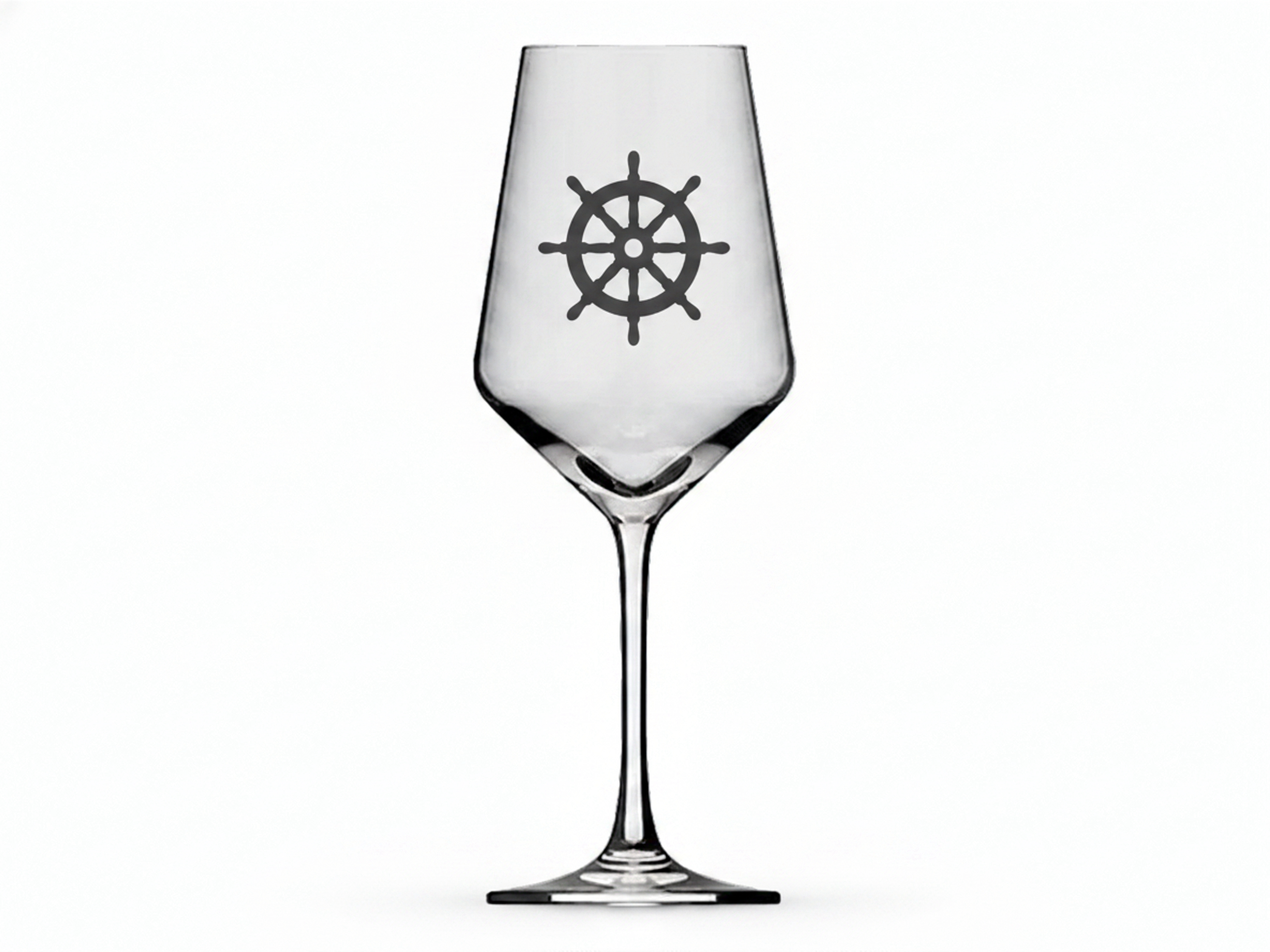 Weinglas Gravur Steuerrad für Segler Motorbootfahrer 350 ml spülmaschinenfest maritime Geschenke - Vorschau 6