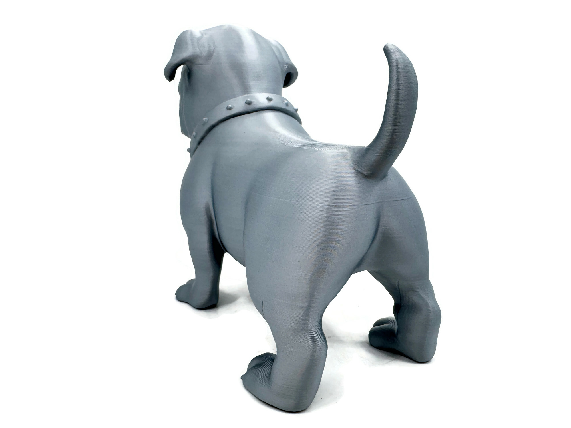 Bulldogge stehende Figur 25 cm Statue Skulptur wetterbeständig groß - Vorschau 3