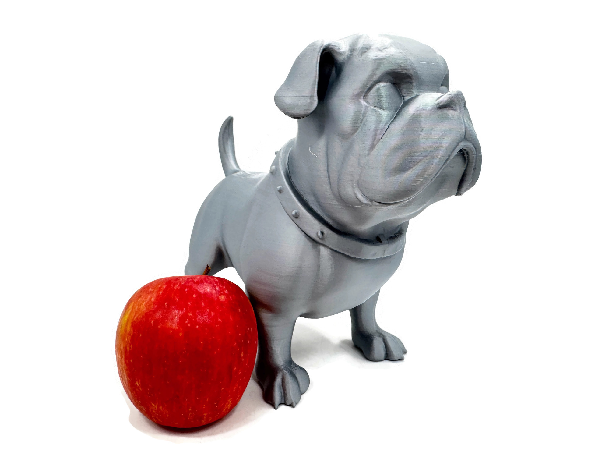 Bulldogge stehende Figur 25 cm Statue Skulptur wetterbeständig groß - Vorschau 5