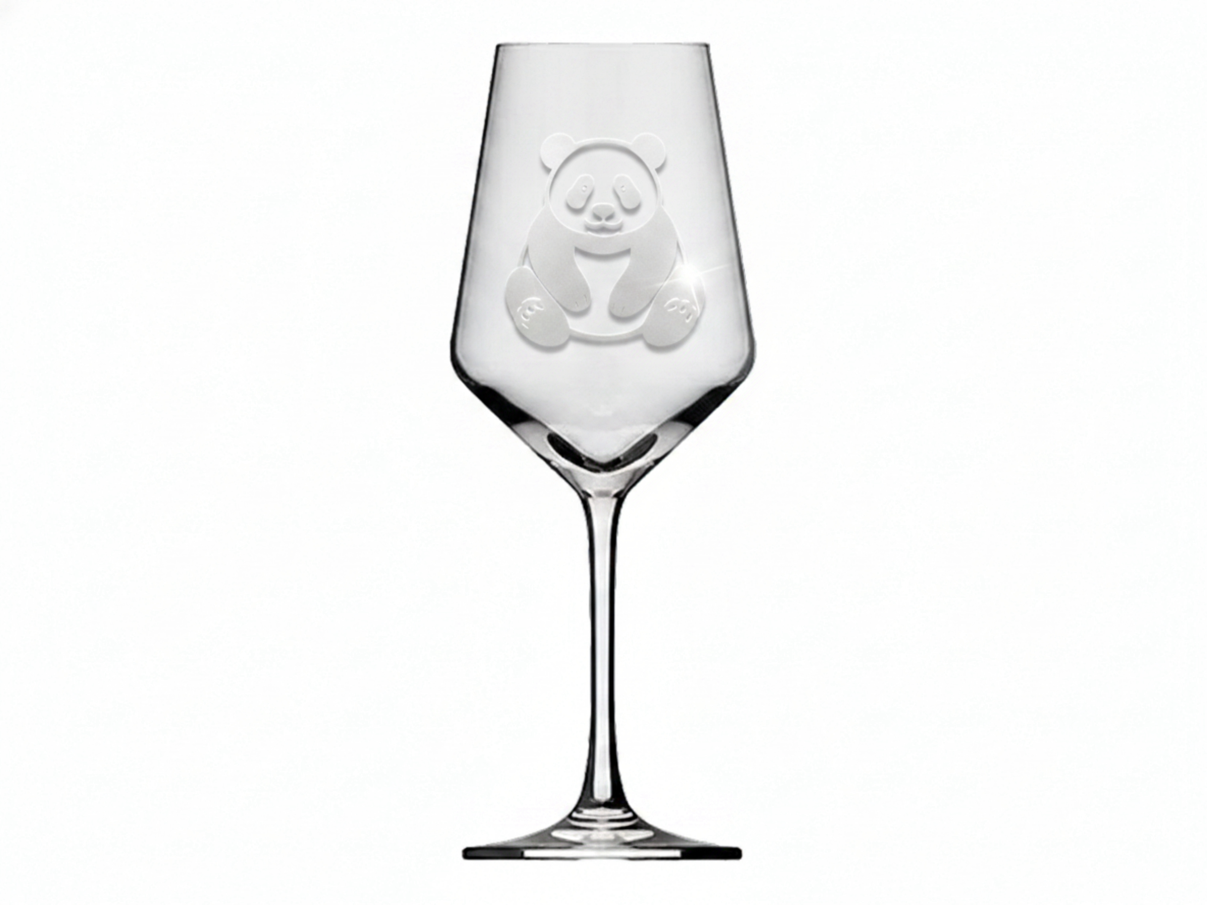 Weinglas Panda niedlich stilvolles Trinkglas für Weinliebhaber 350 ml spülmaschinenfest - Vorschau 5