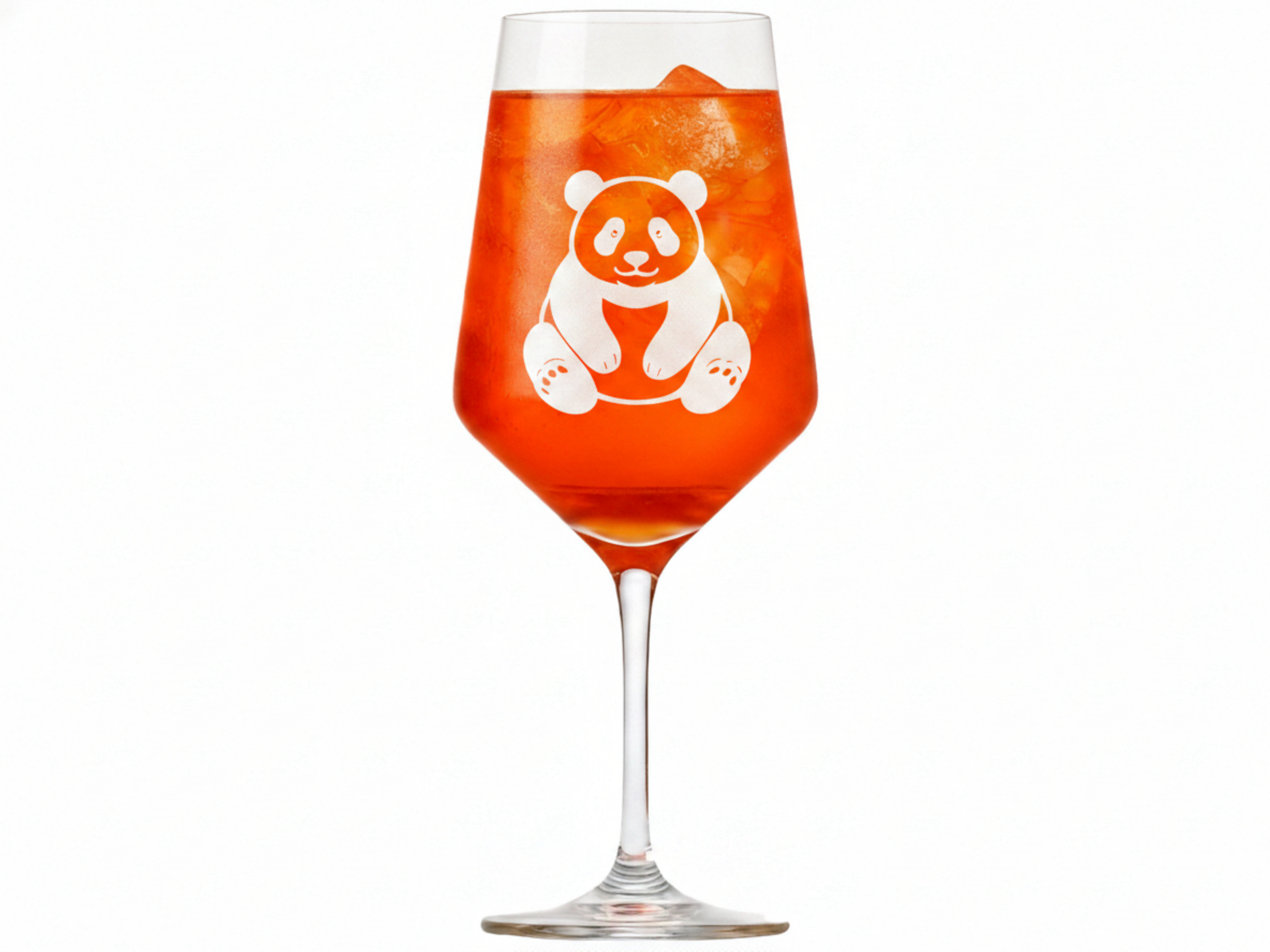 Weinglas Panda niedlich stilvolles Trinkglas für Weinliebhaber 350 ml spülmaschinenfest - Vorschau 4