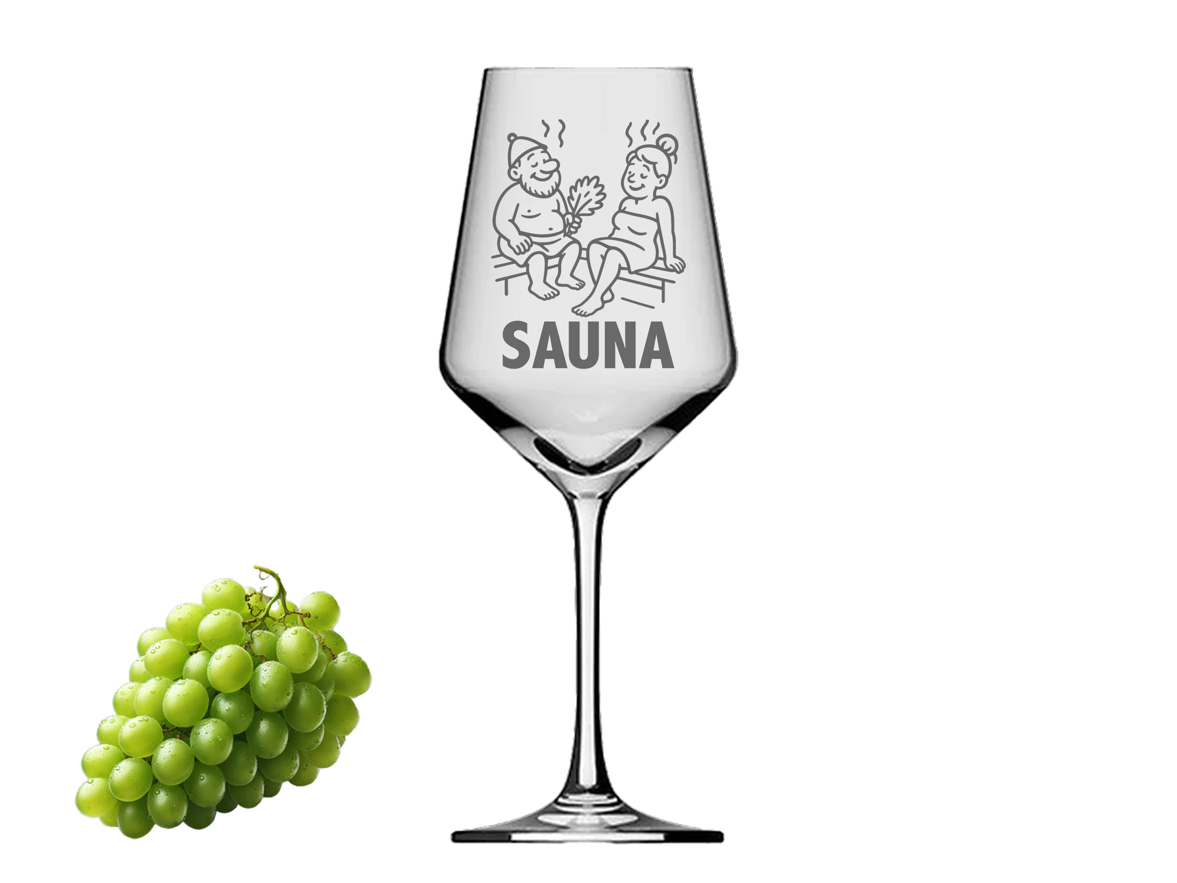 Weinglas hitzebeständig spülmaschinenfest für Weinliebhaber Saunagänger genieße dein Lieblingswein in der Sauna - Vorschau 6