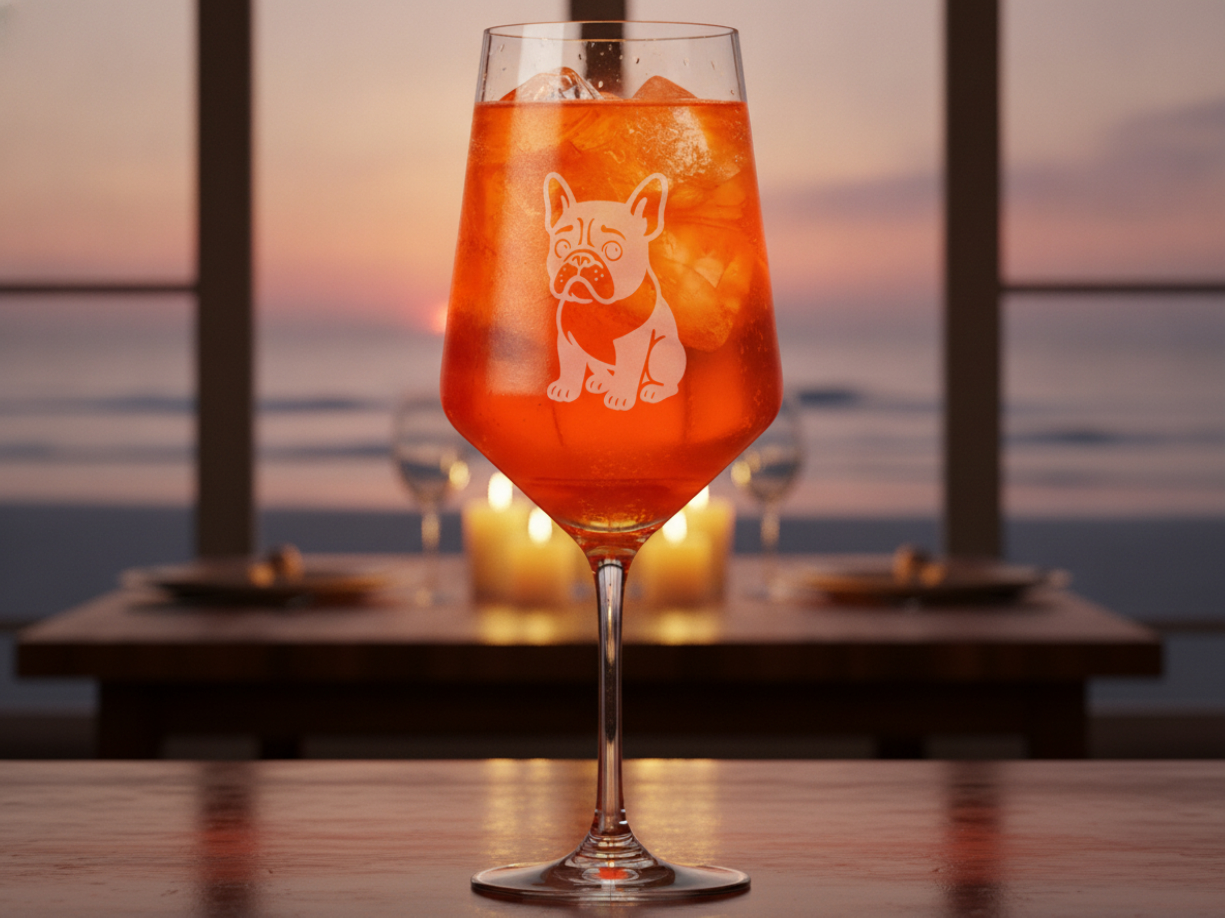 1x Weinglas Gravur Französische Bulldogge 350ml spülmaschinenfest für Hundeliebhaber - Vorschau 5