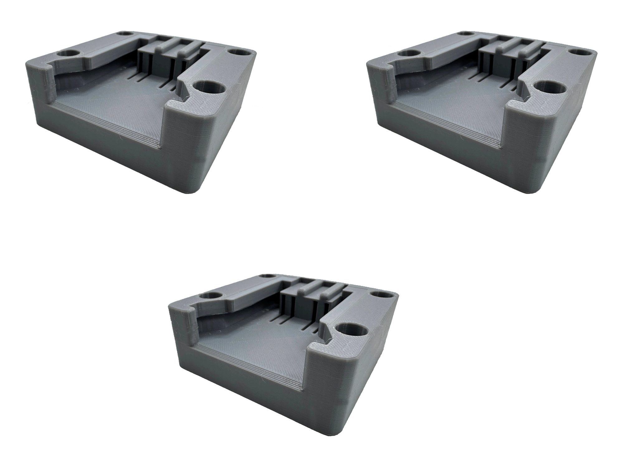 M18 18V-Batterie Akku Wandhalterung 3er Pack kompatibel mit Milwaukee M18 Batterien