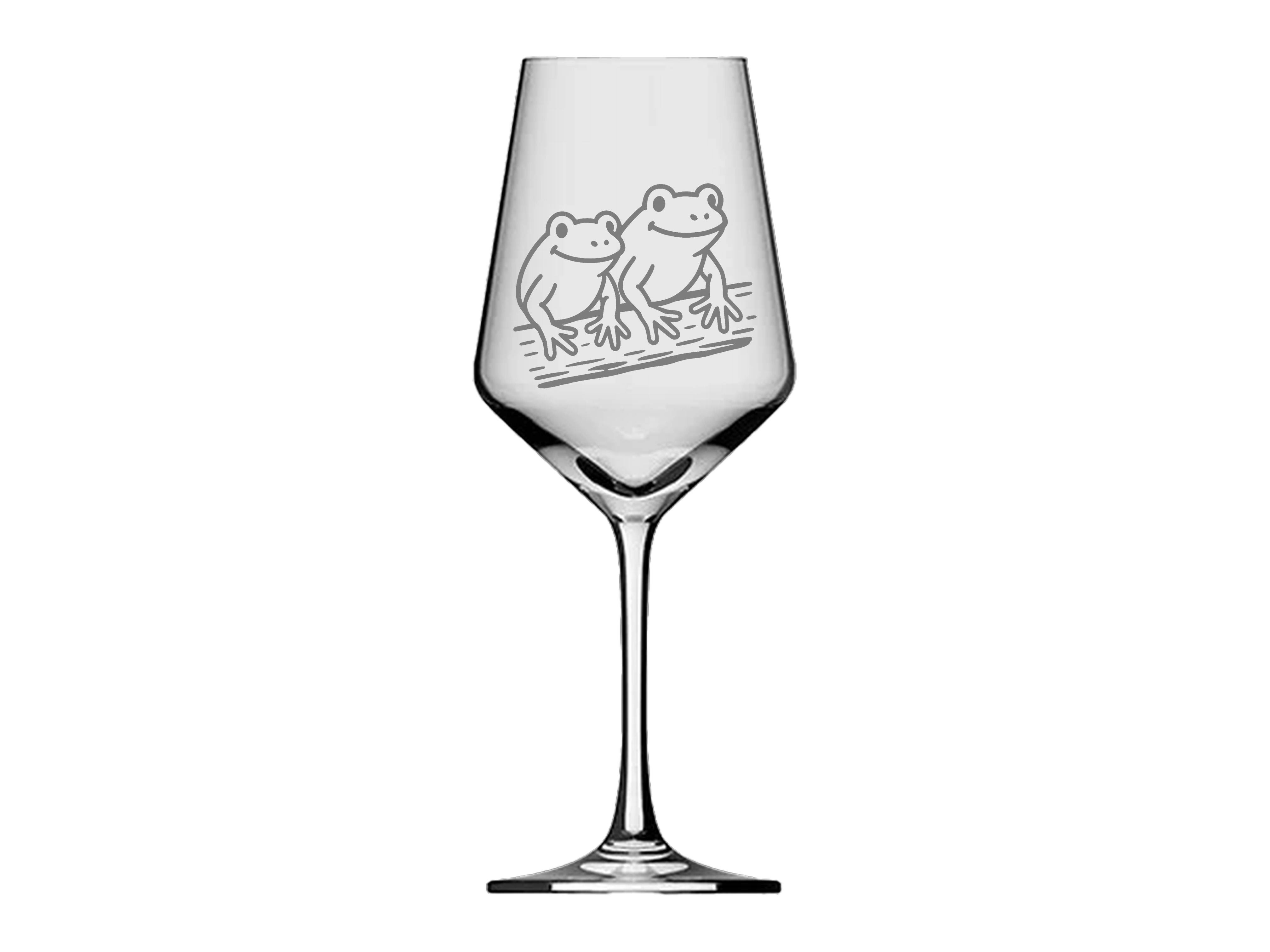 Weinglas Frösche im Teich 350ml spülmaschinenfest ideal für gesellige Abende und Grillpartys - Vorschau 3